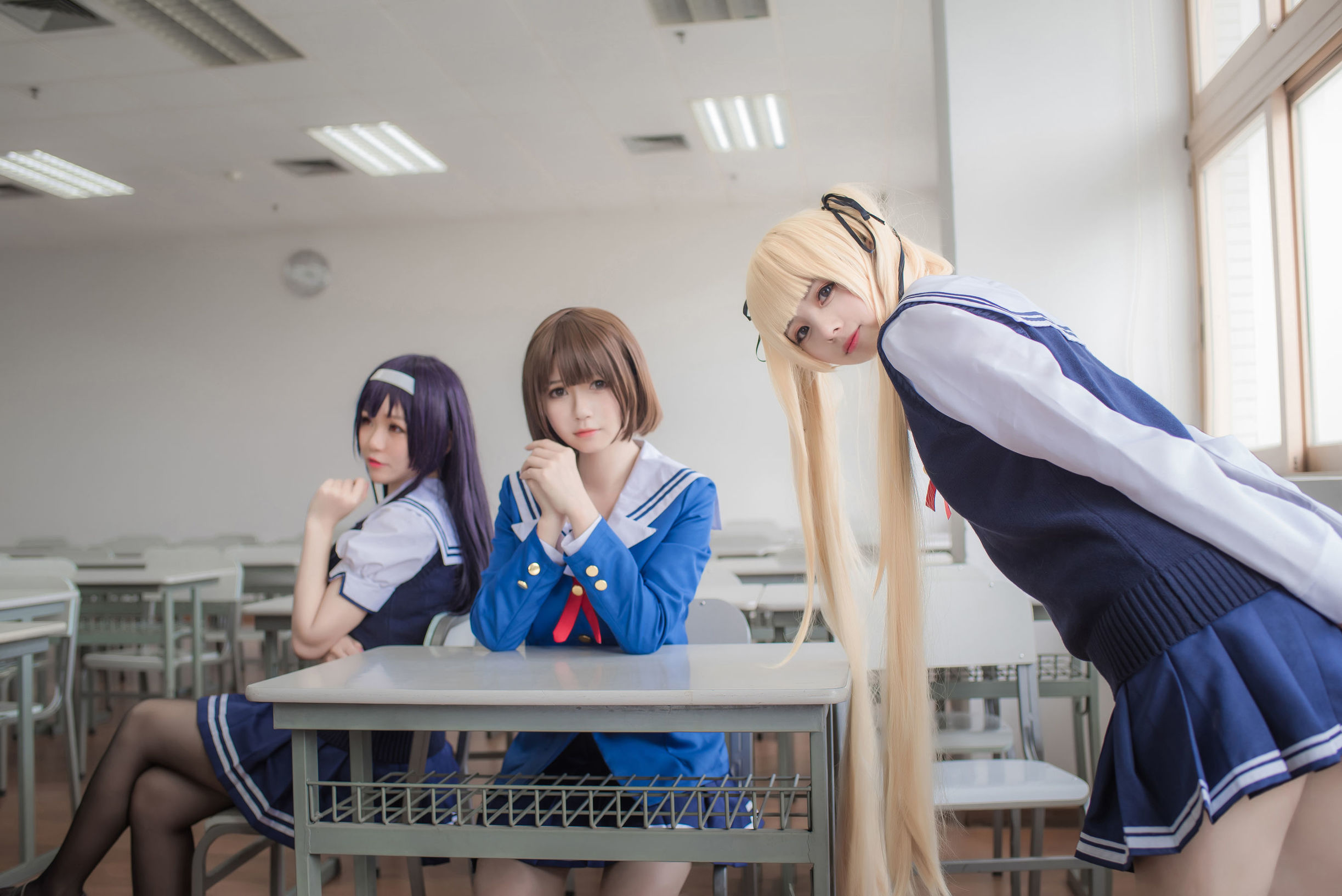 [萝莉COS] 白金Saki - 校服
