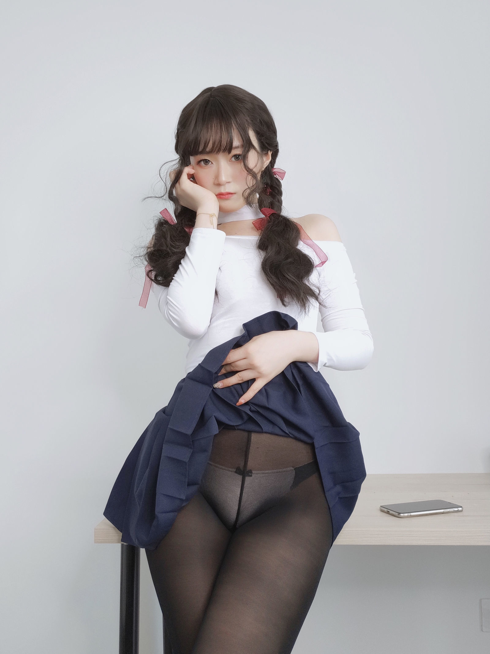  belle ta Cosplay] Baiyin - The Neighborhood Big Sister's Black Silk 2