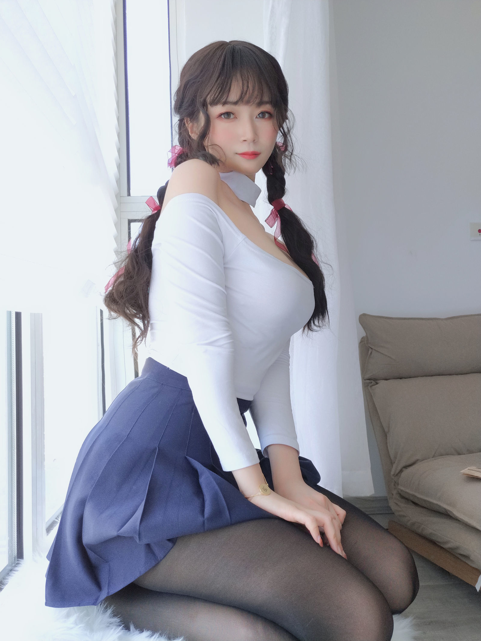  belle ta Cosplay] Baiyin - The Neighborhood Big Sister's Black Silk 2
