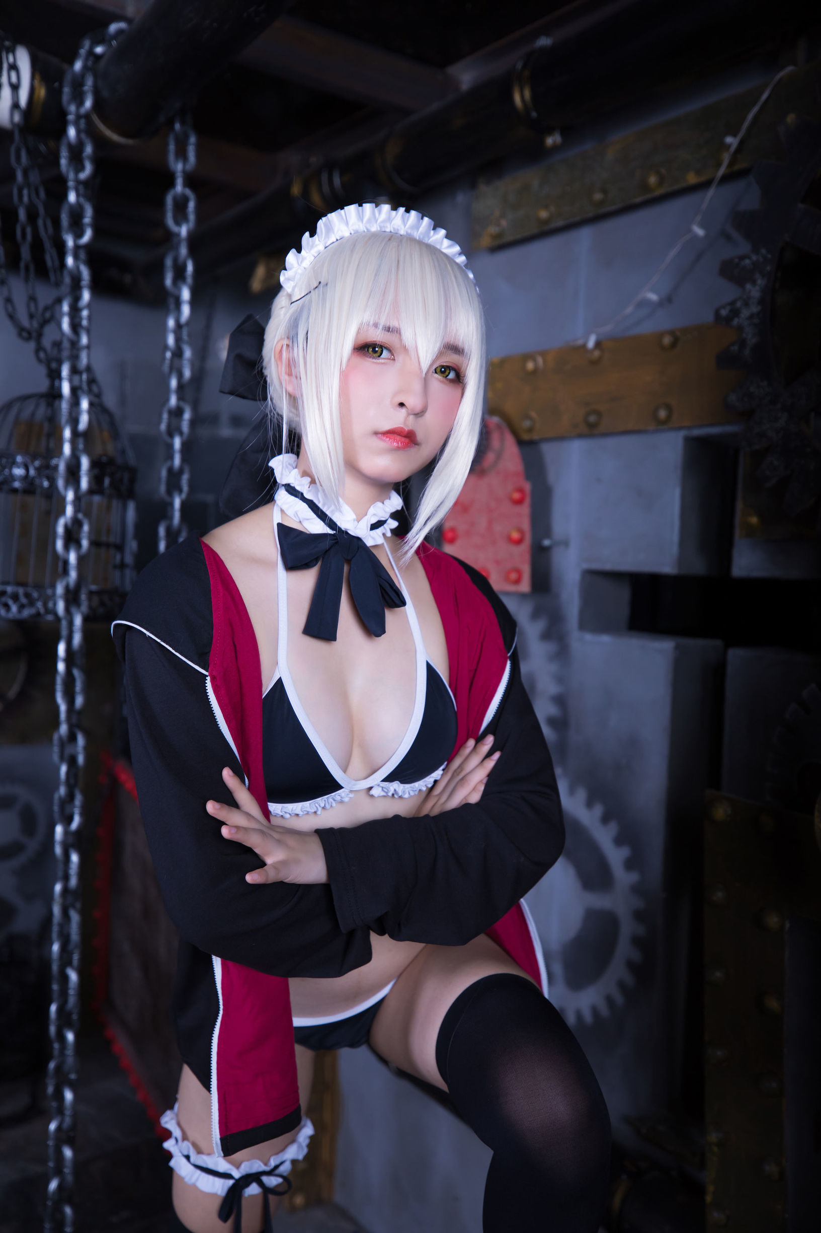  belle  COS] Kagurazaka Mafuyu Absolute Obedience (Fate Grand Order)