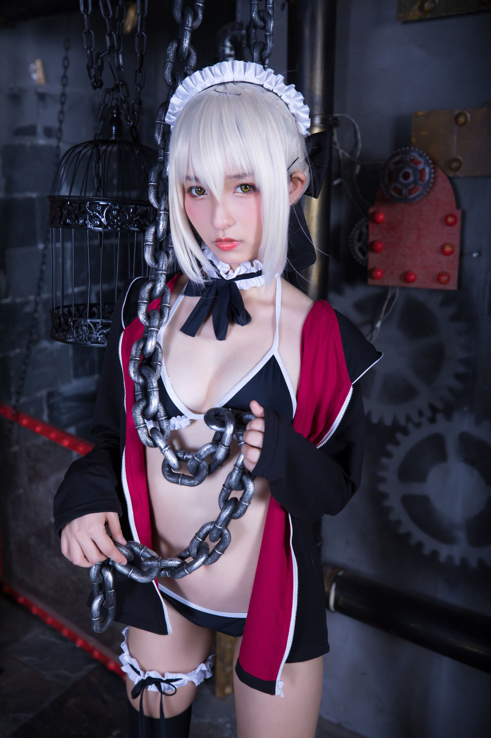  belle  COS] Kagurazaka Mafuyu Absolute Obedience (Fate Grand Order)