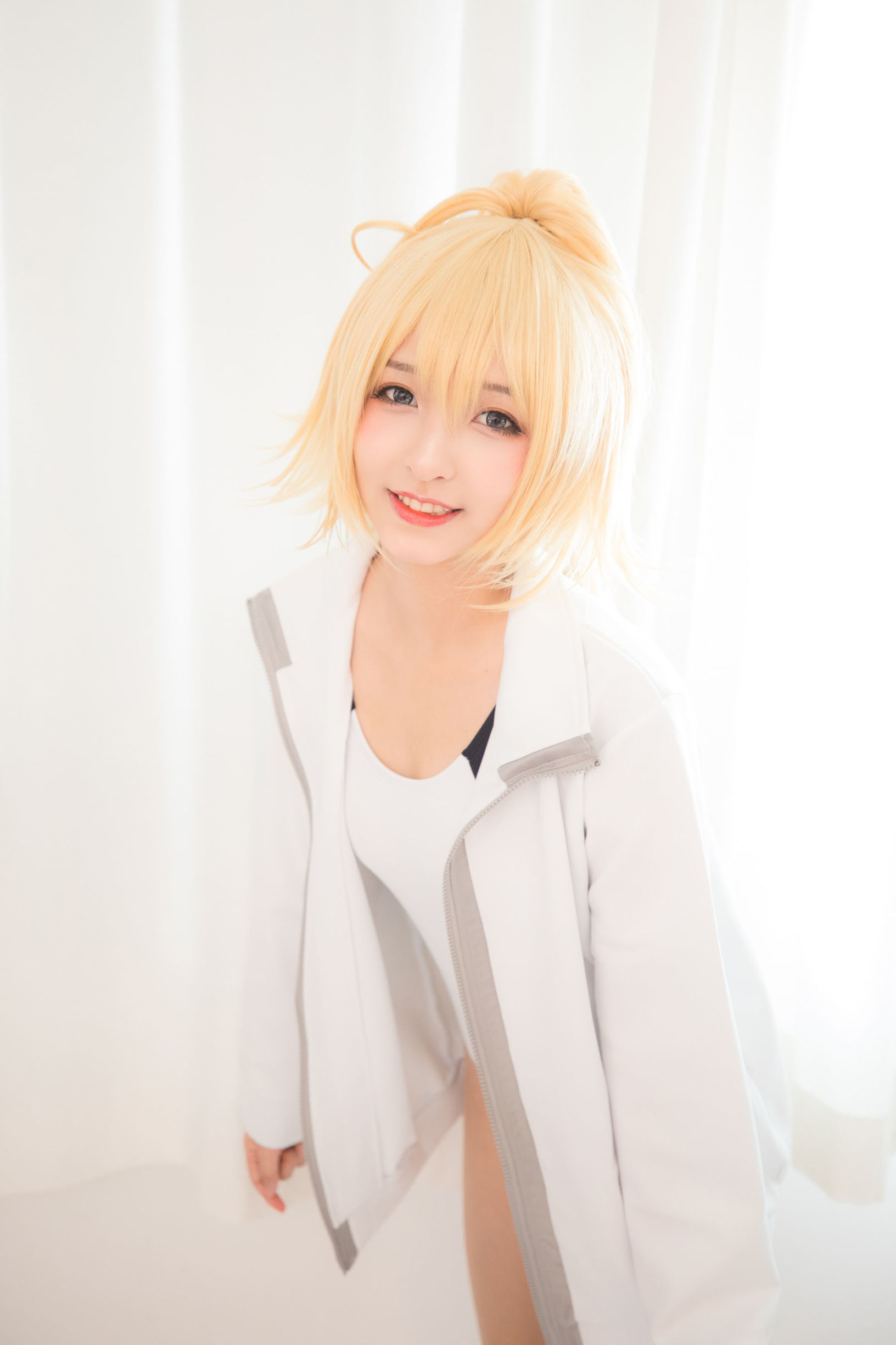  belle ta Cosplay] Kagurazaka Mafuyu Jeanne d'Arc Swimsuit