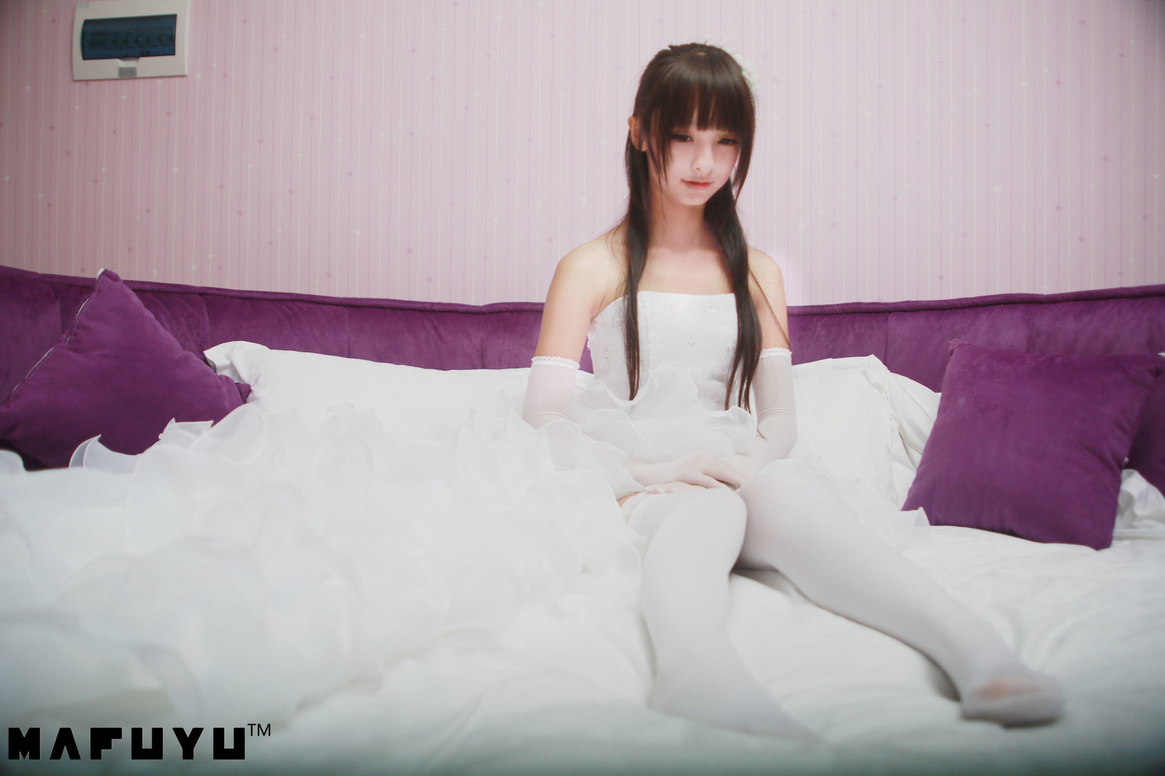 롤리타 COS] 가쿠라 반 마후유 웨딩드레스 시리즈 세트