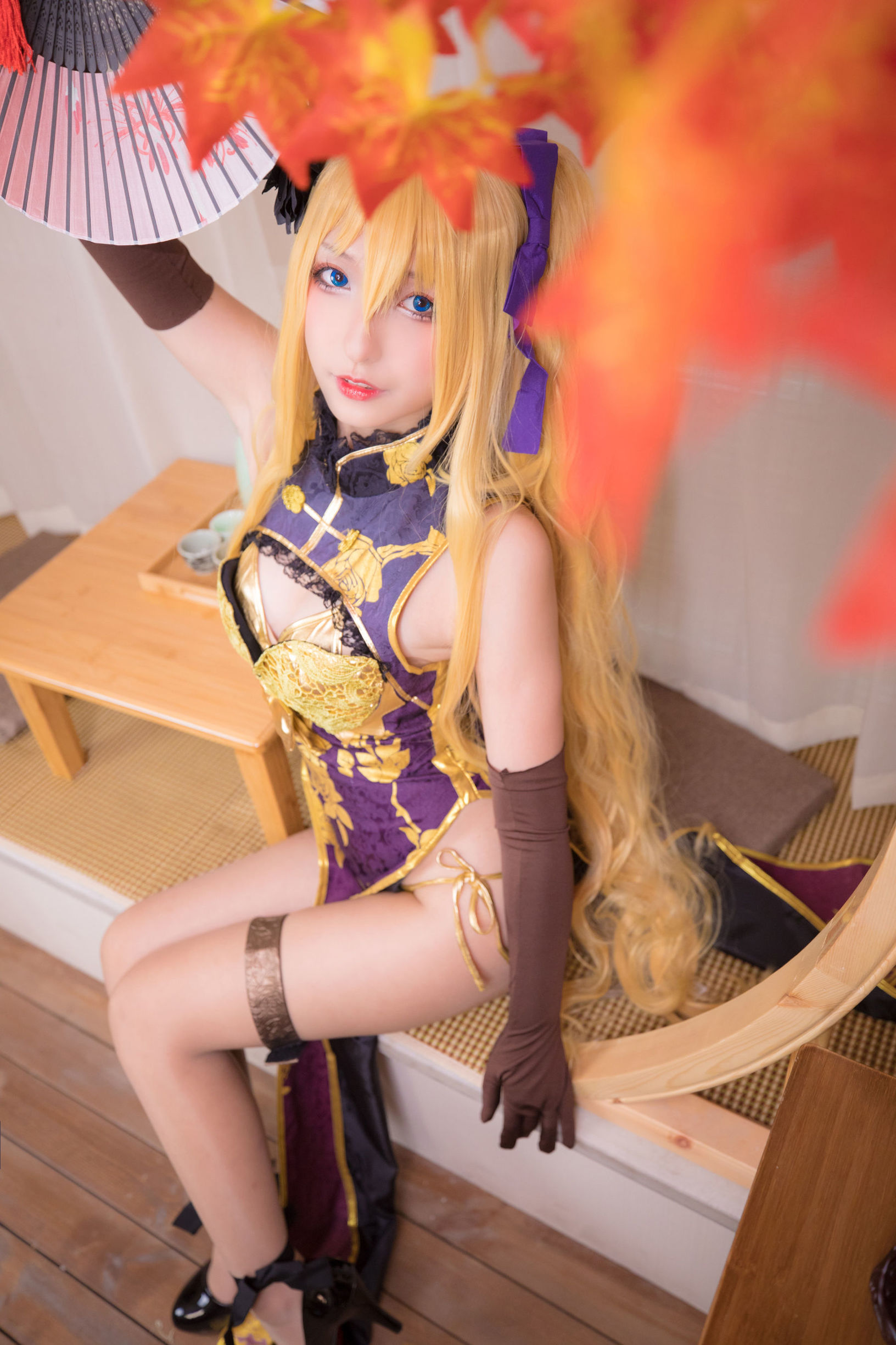  belle ta Cosplay] Kagura Ban Mafuyu: Seductive Woman Illusion Dream Tale Golden Lotus