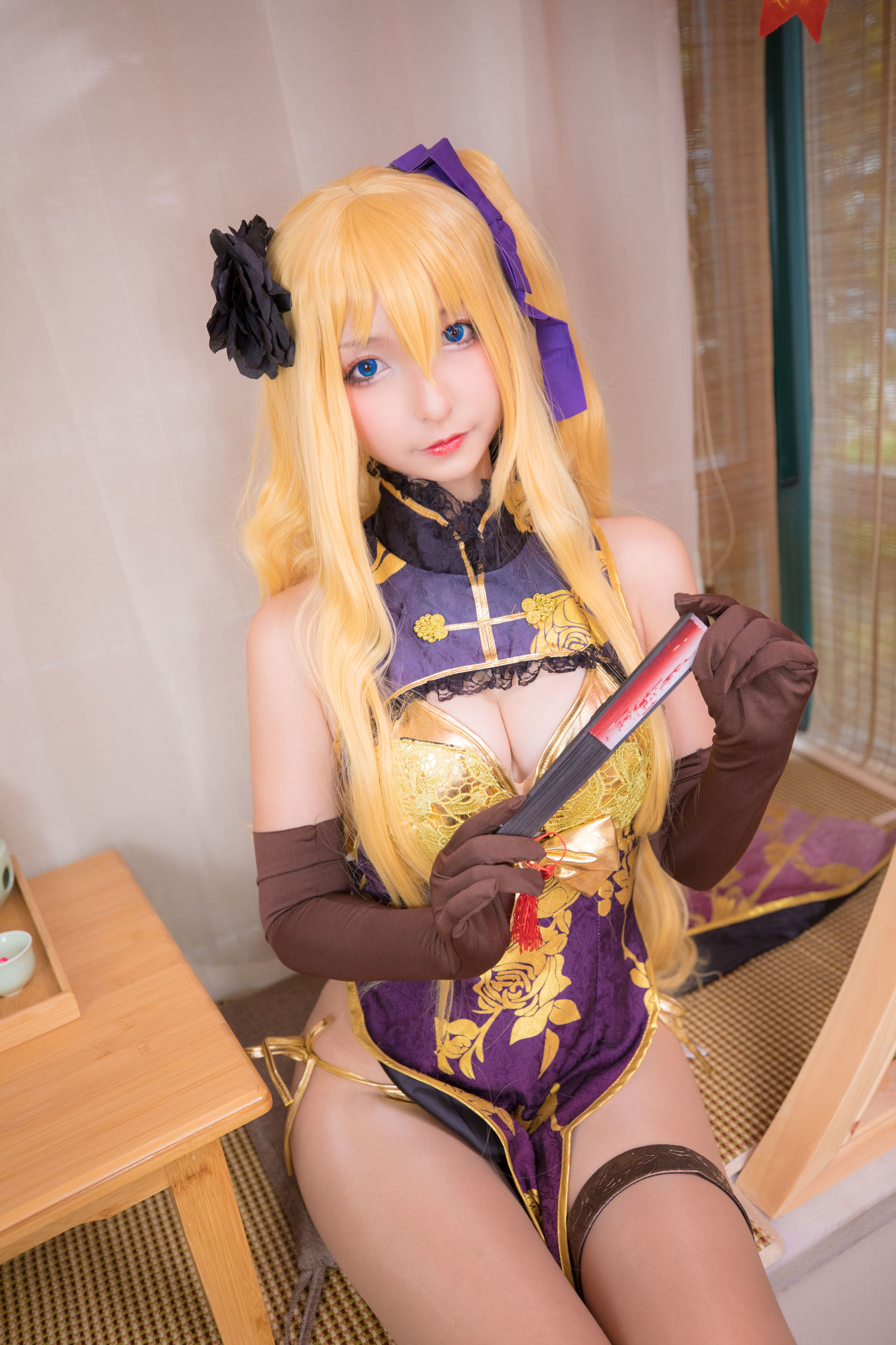  belle ta Cosplay] Kagura Ban Mafuyu: Seductive Woman Illusion Dream Tale Golden Lotus