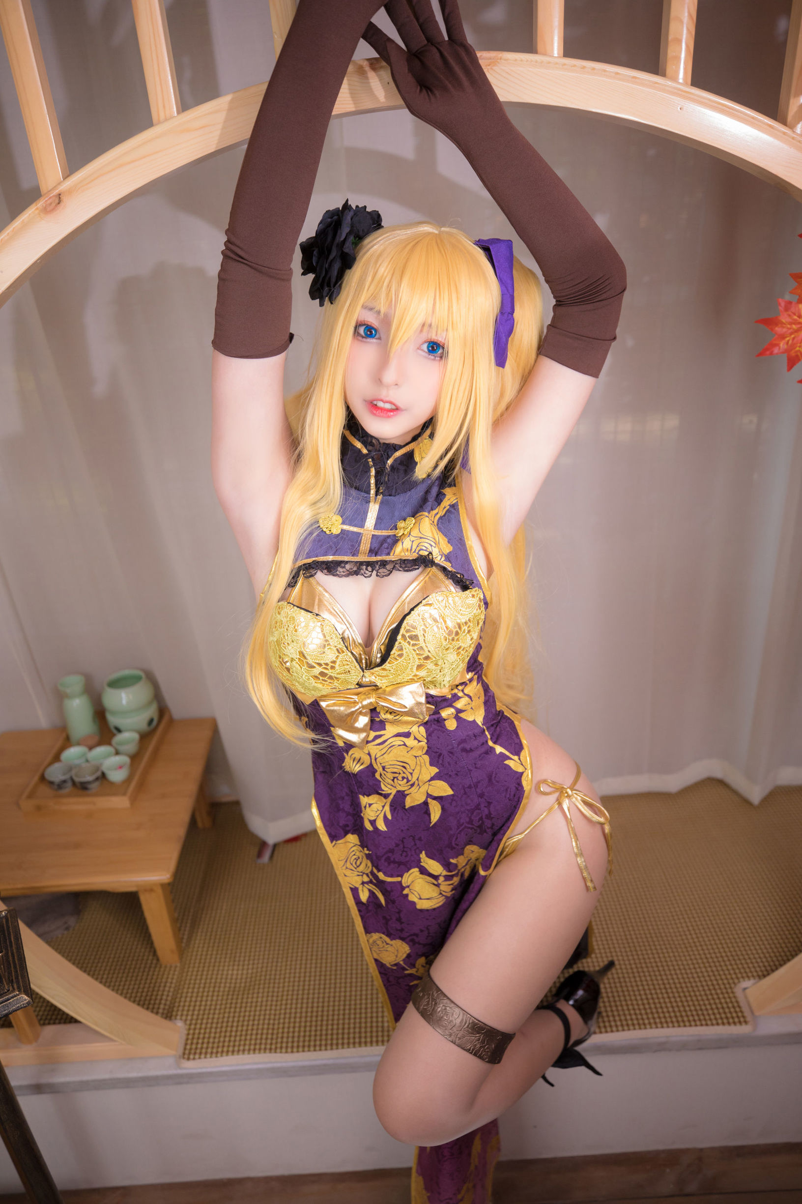 [萝莉COS] 神楽板真冬 艳娘幻梦谭 金莲