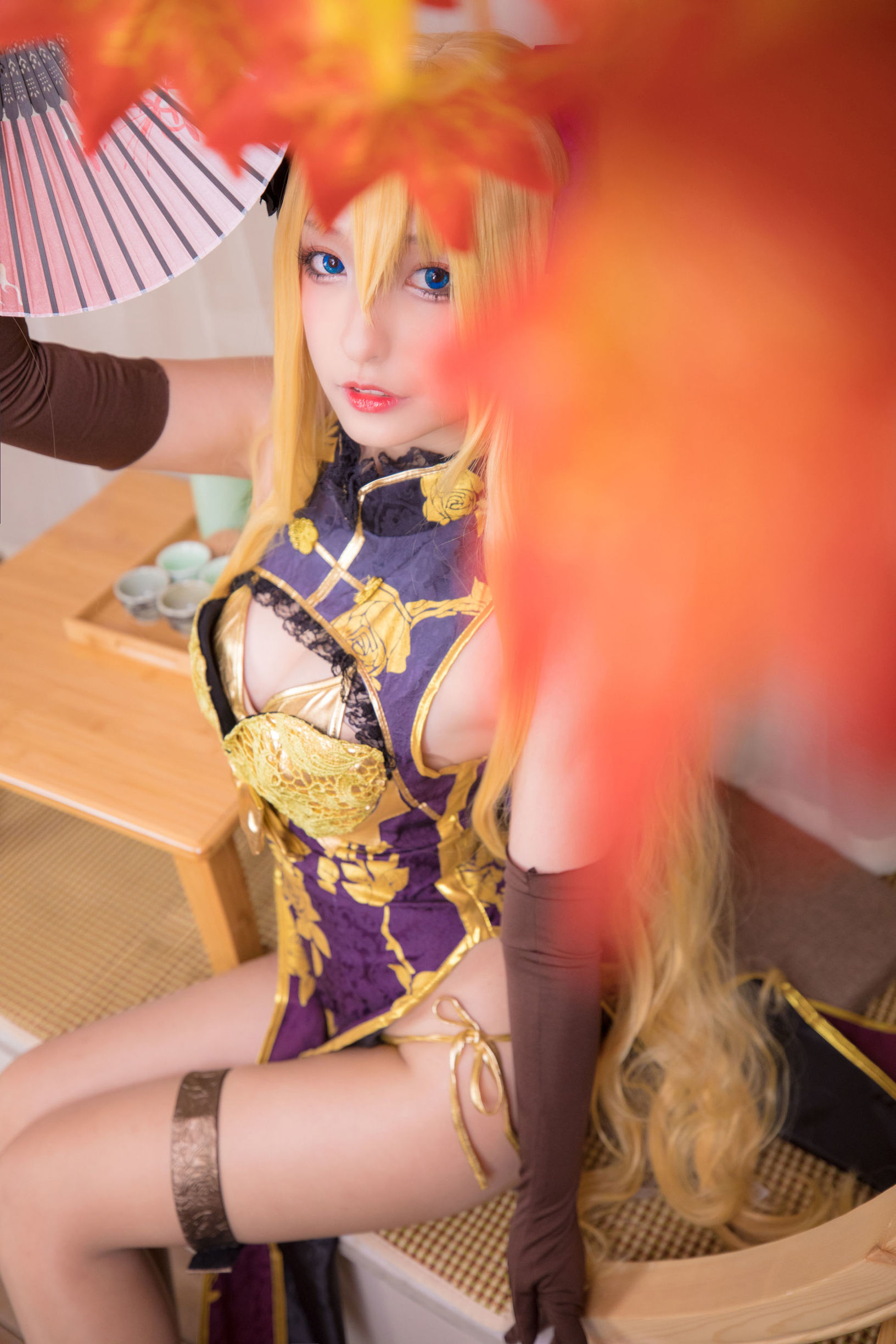  belle ta Cosplay] Kagura Ban Mafuyu: Seductive Woman Illusion Dream Tale Golden Lotus