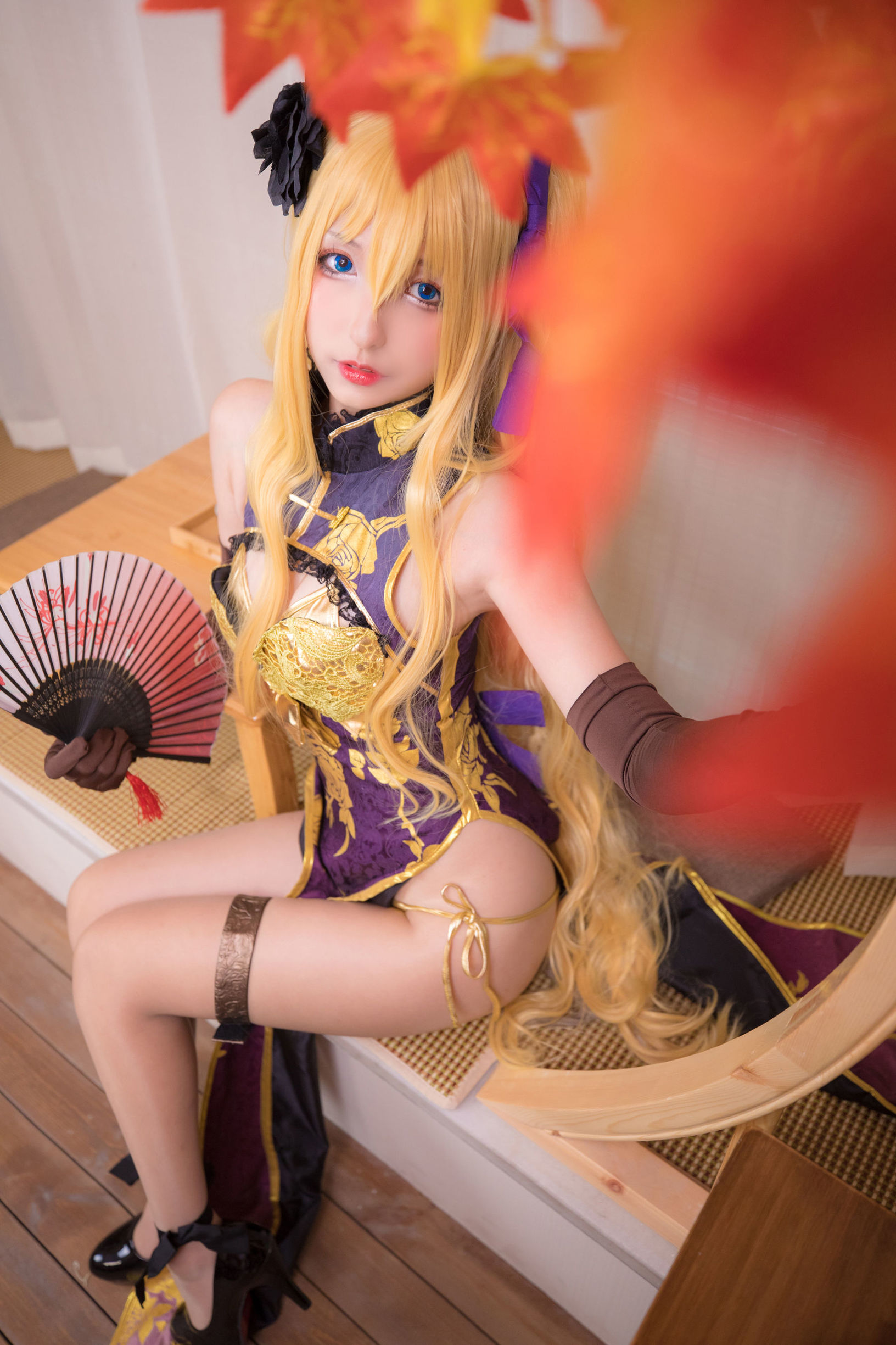  belle ta Cosplay] Kagura Ban Mafuyu: Seductive Woman Illusion Dream Tale Golden Lotus