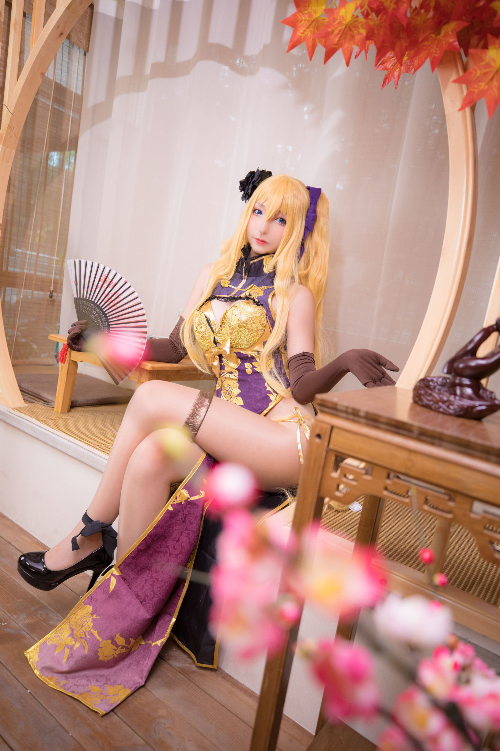 [萝莉COS] 神楽板真冬 艳娘幻梦谭 金莲
