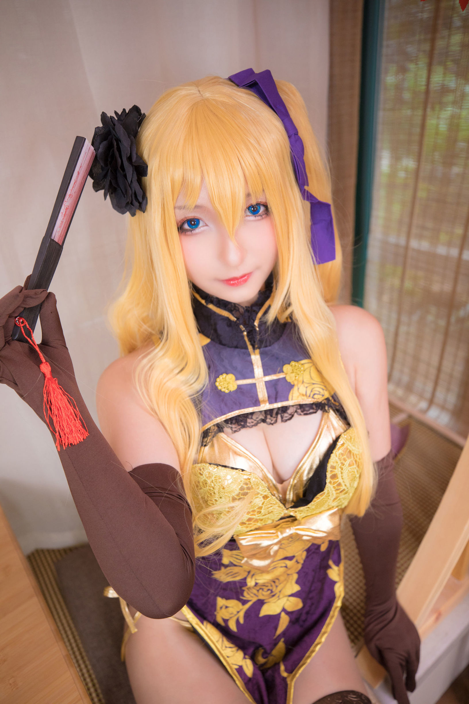  belle ta Cosplay] Kagura Ban Mafuyu: Seductive Woman Illusion Dream Tale Golden Lotus