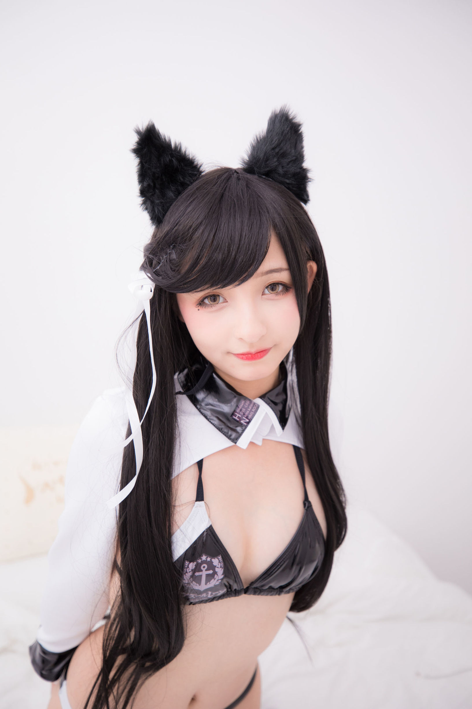  belle ta COS] Kagura Ban Mafuyu ATAGO-LATEX VER (Latex Socks)