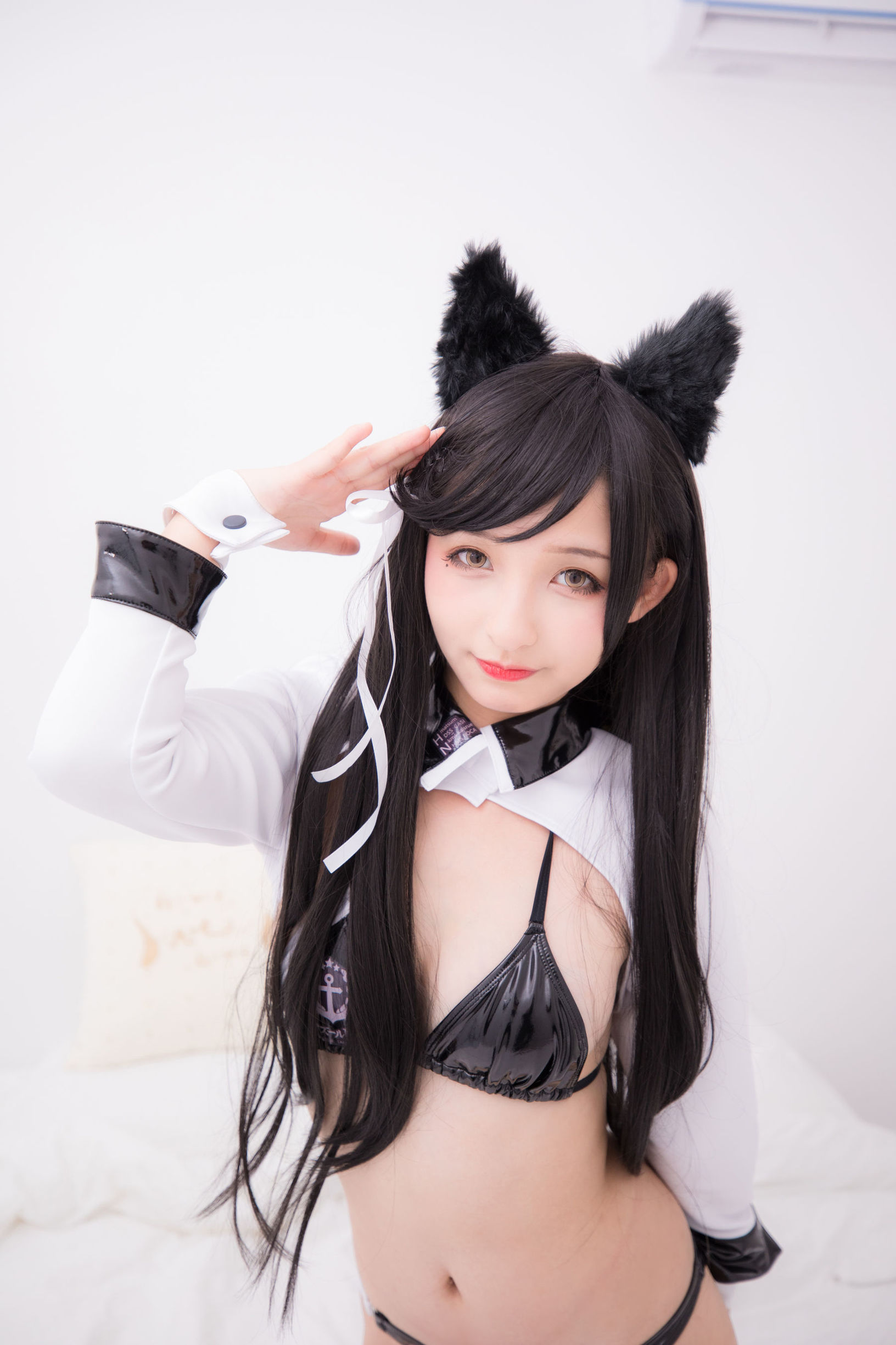  belle ta COS] Kagura Ban Mafuyu ATAGO-LATEX VER (Latex Socks)