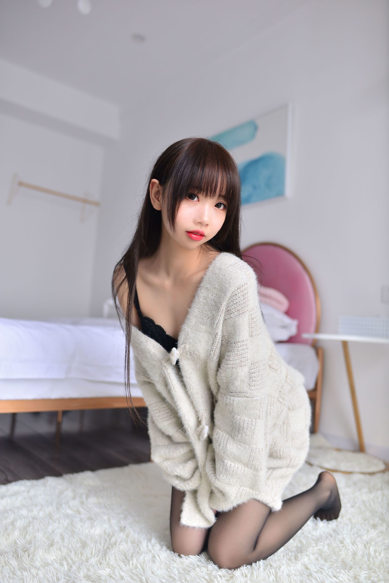로리 COS] 설기 - 니트 소녀