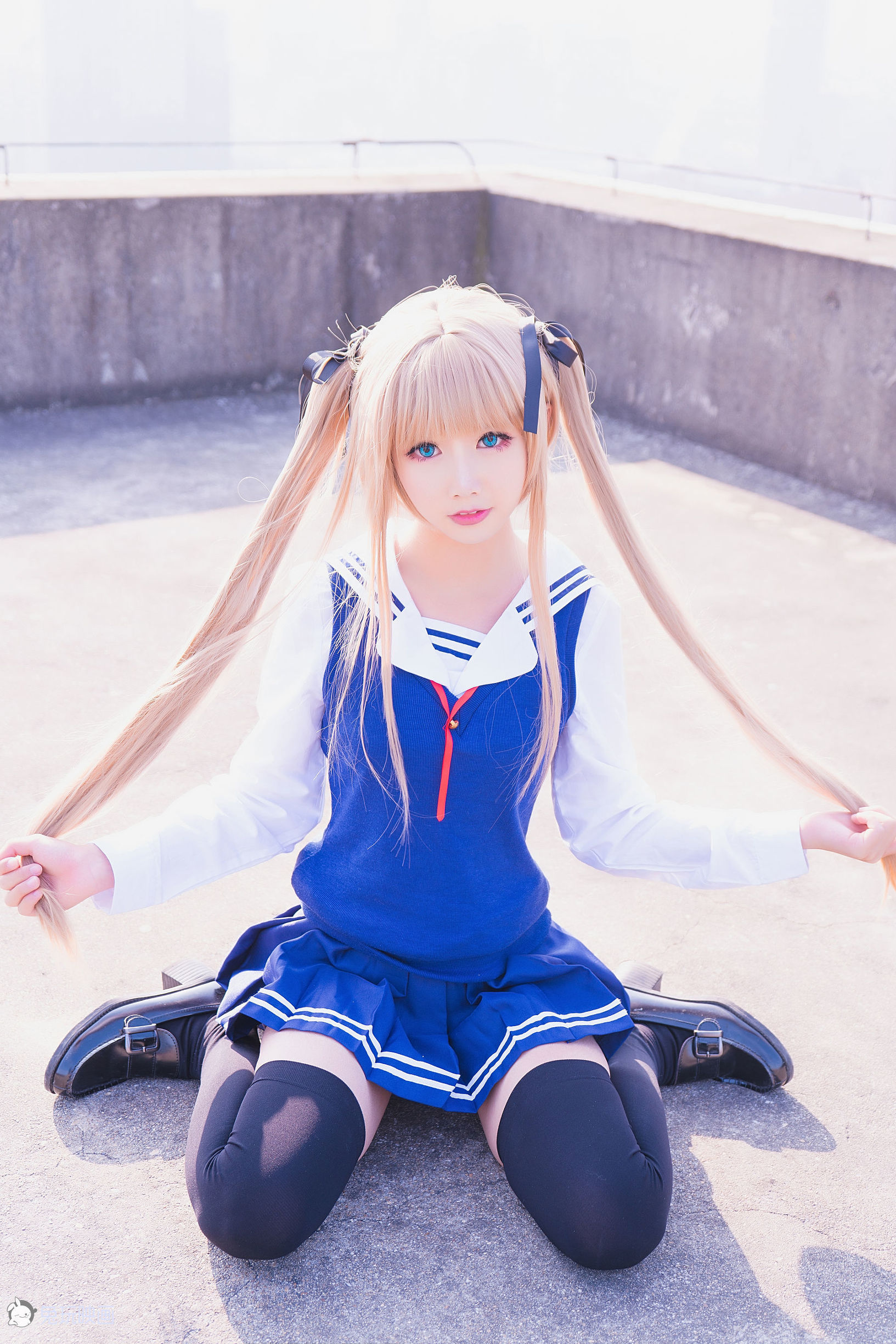  belle ta COS] Mianbing Xianer - Twin Tails COS