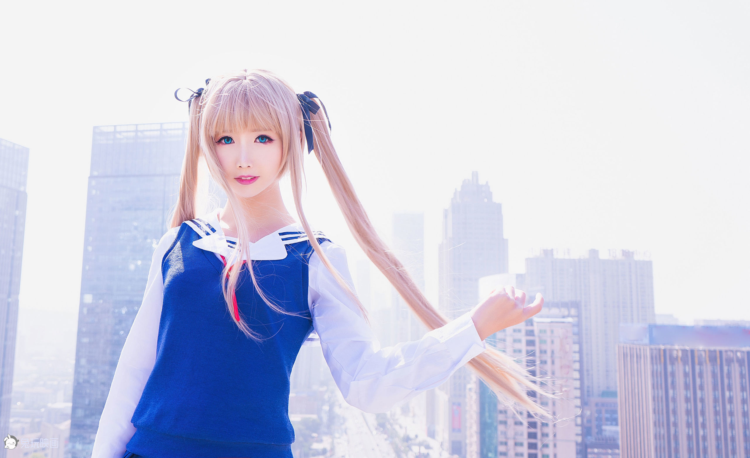  belle ta COS] Mianbing Xianer - Twin Tails COS