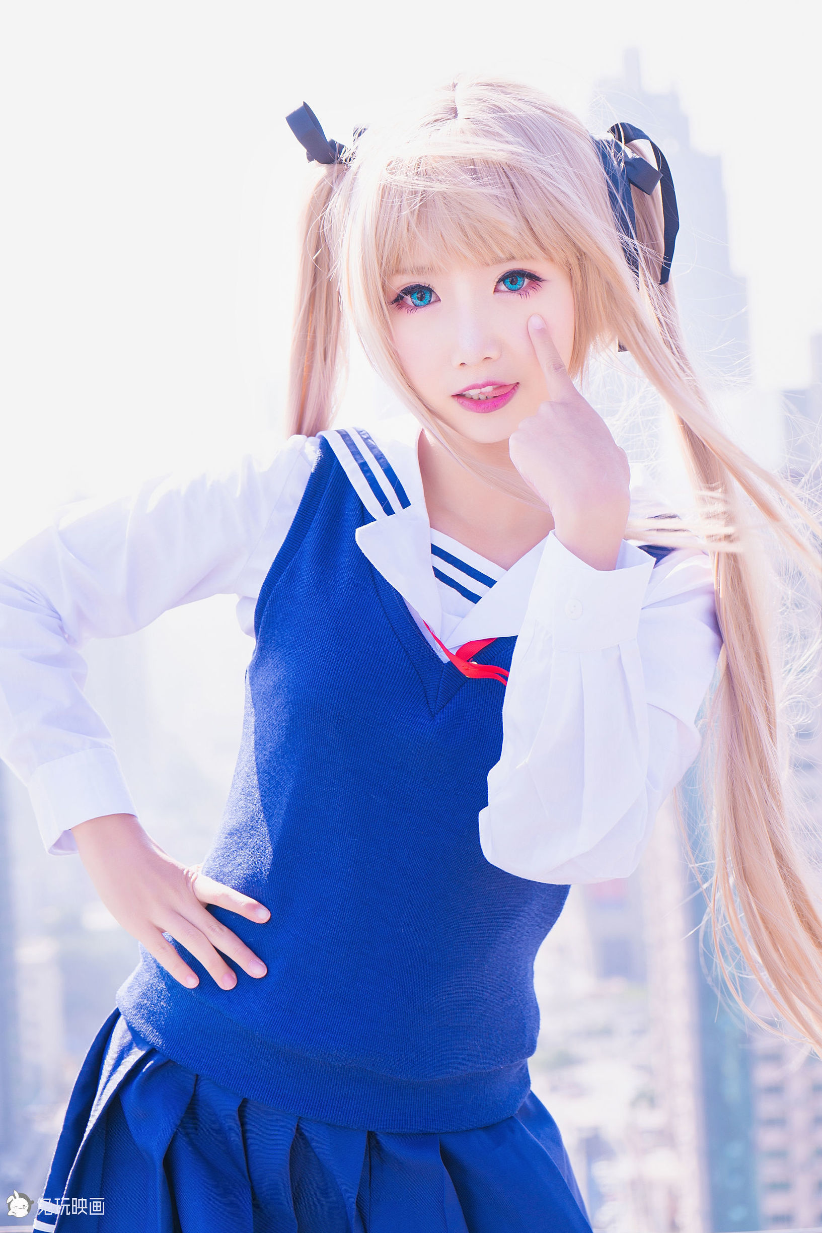  belle ta COS] Mianbing Xianer - Twin Tails COS