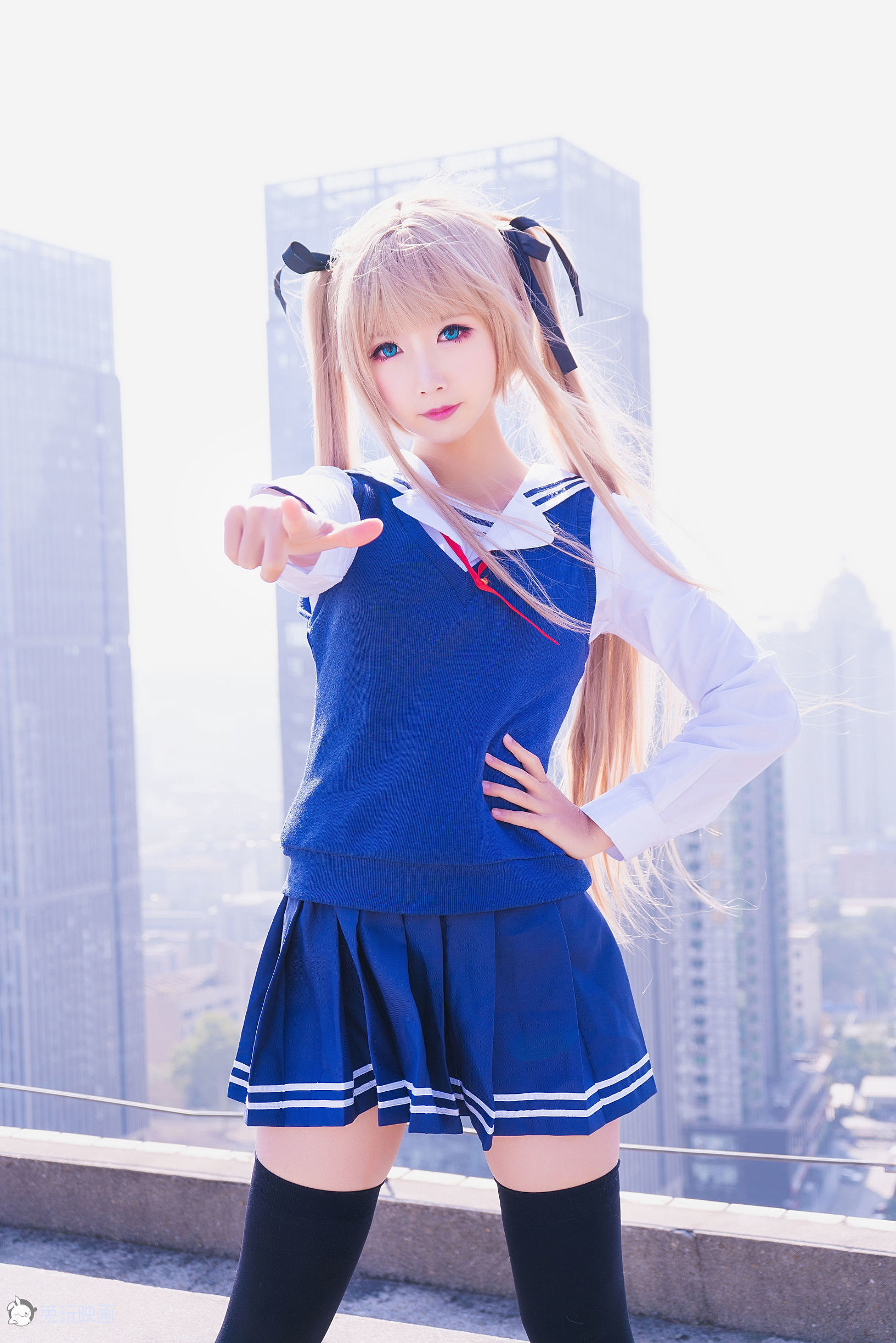  belle ta COS] Mianbing Xianer - Twin Tails COS