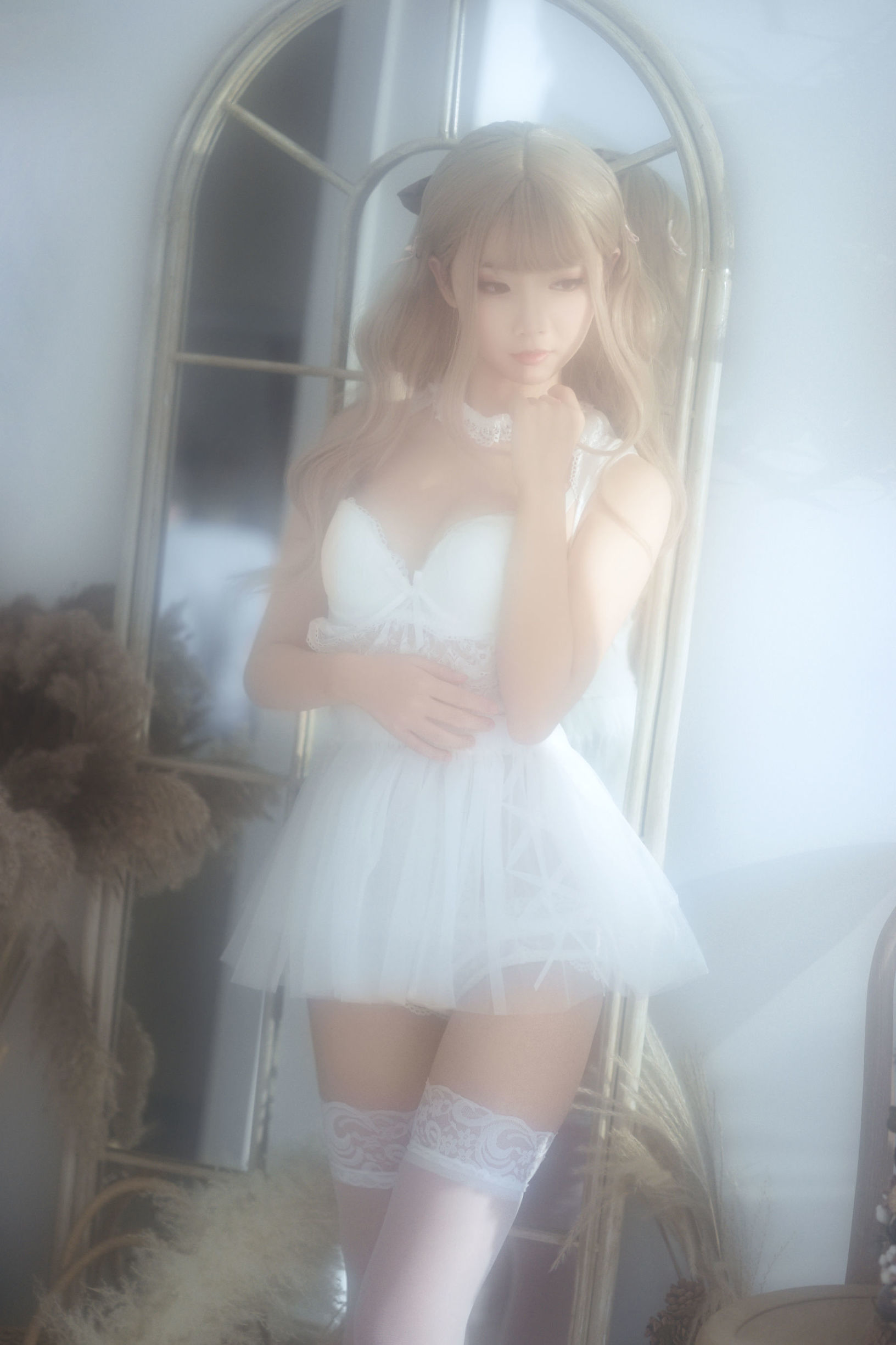  belle ta COS] Mian Bing Xian Er - Retro Underwear Set