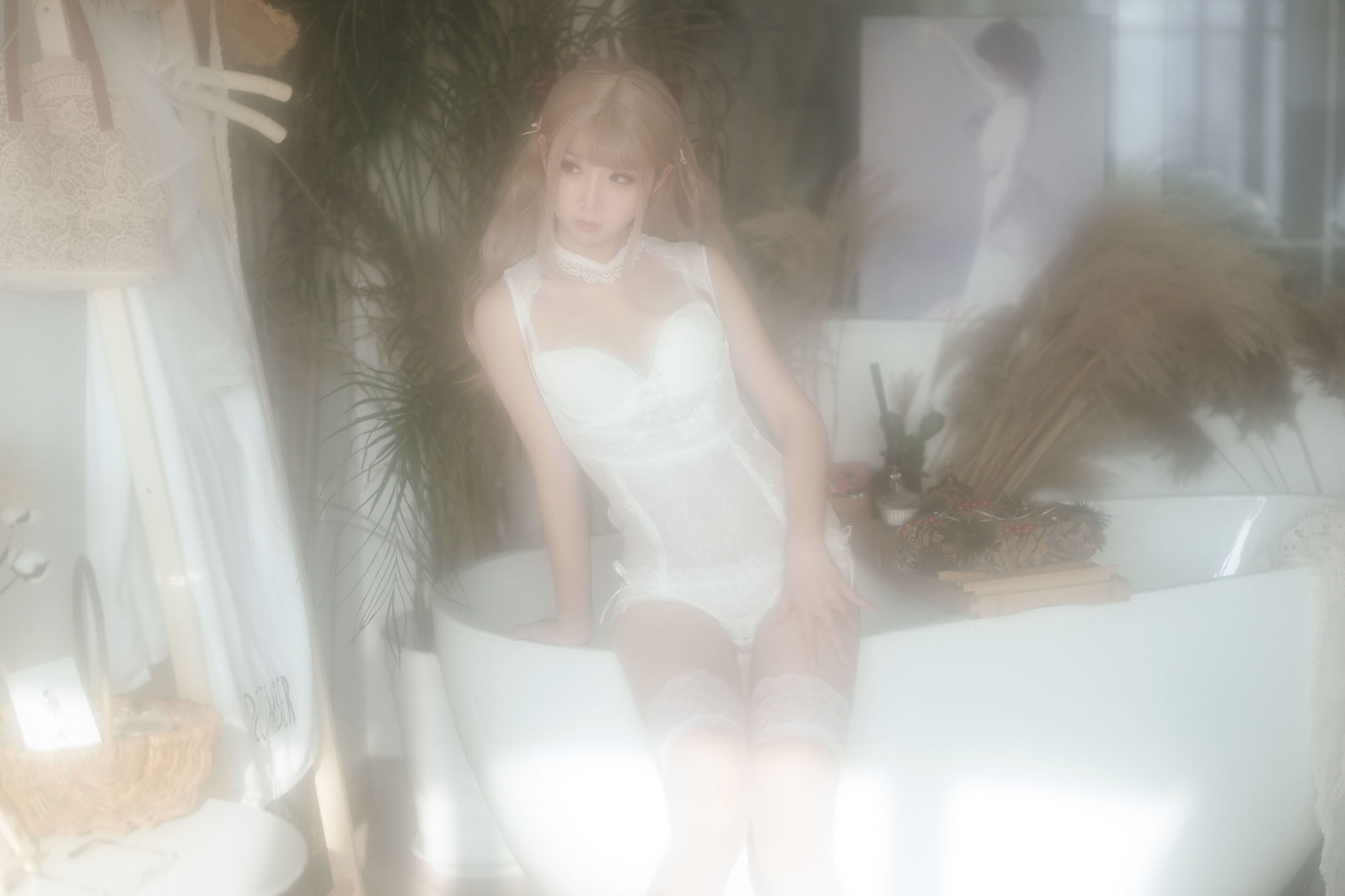  belle ta COS] Mian Bing Xian Er - Retro Underwear Set