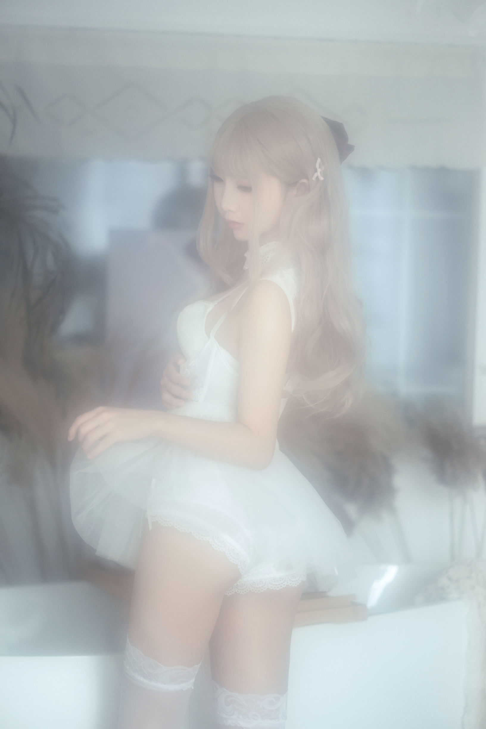  belle ta COS] Mian Bing Xian Er - Retro Underwear Set
