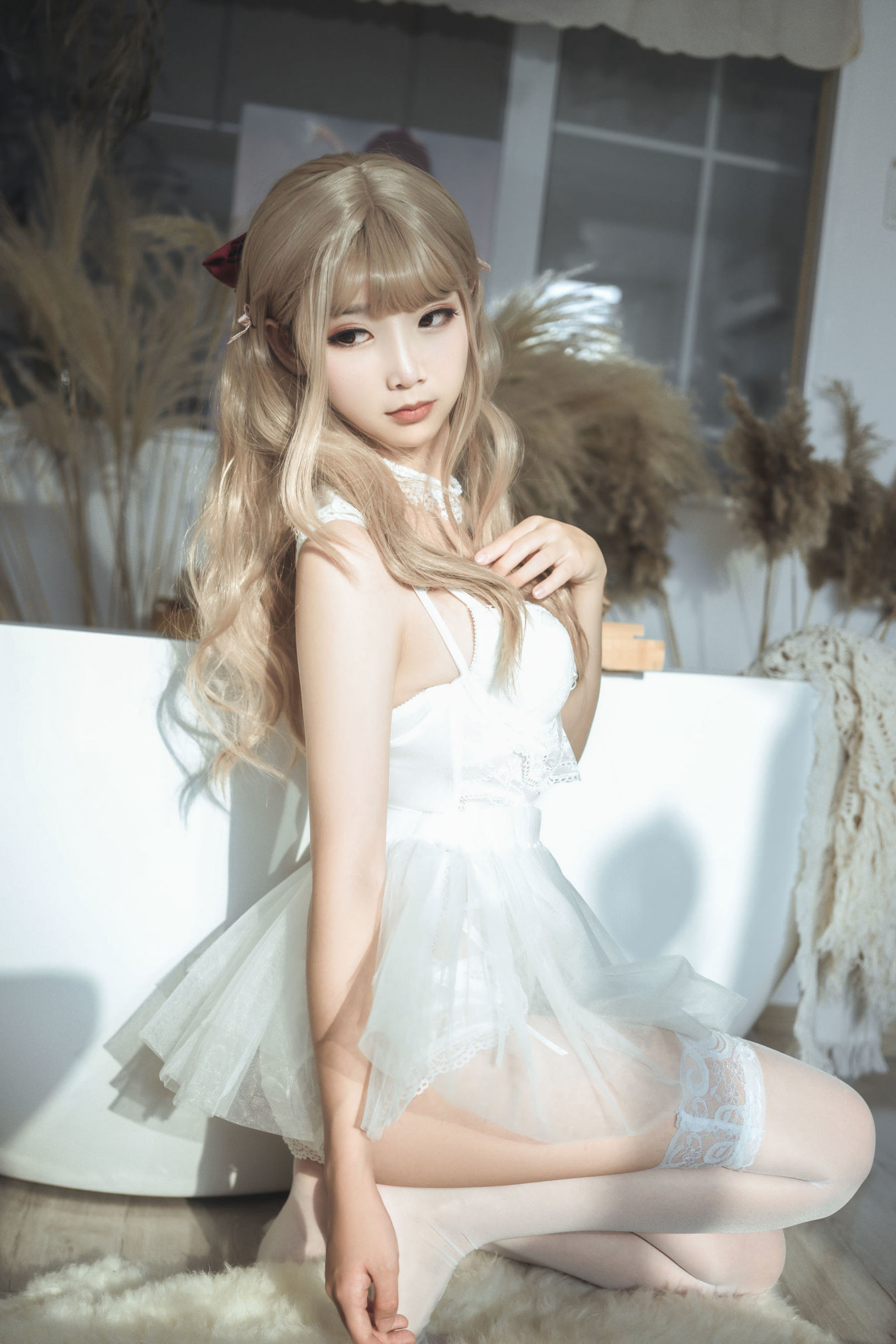  belle ta COS] Mian Bing Xian Er - Retro Underwear Set