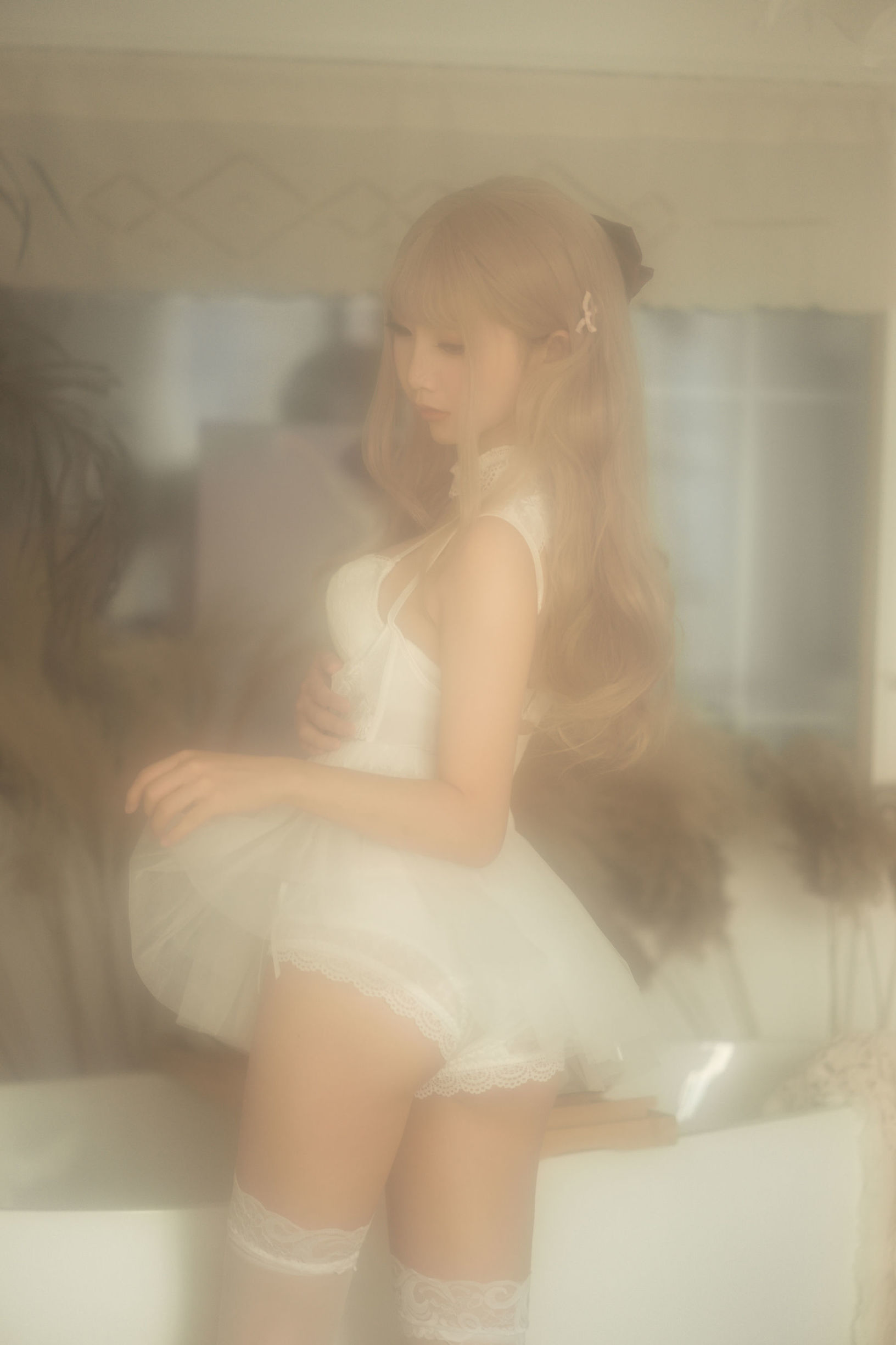  belle ta COS] Mian Bing Xian Er - Retro Underwear Set