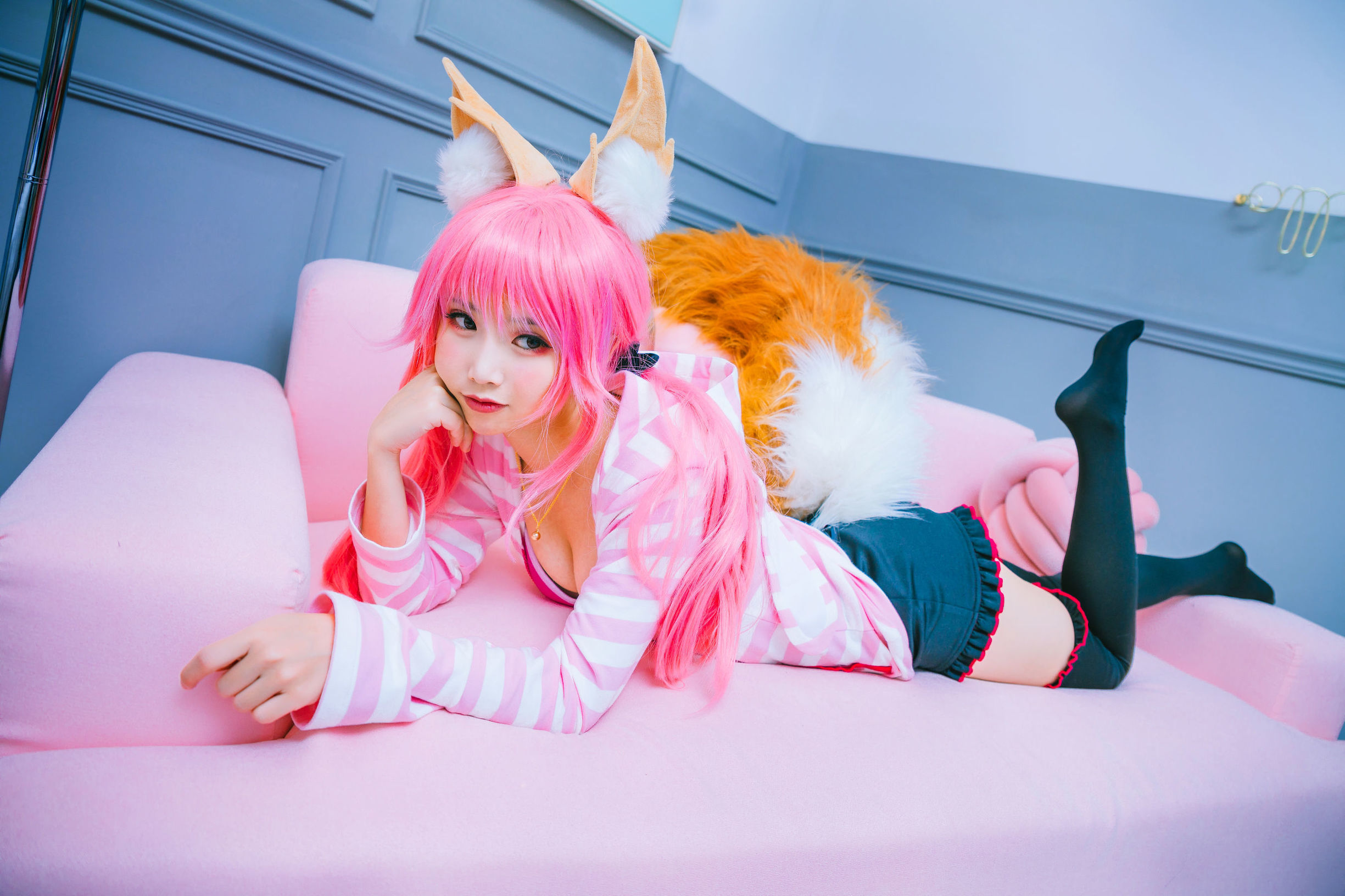  belle ta Cosplay] Mianbing Xianer - Tamamo-no-Mae Daily Life
