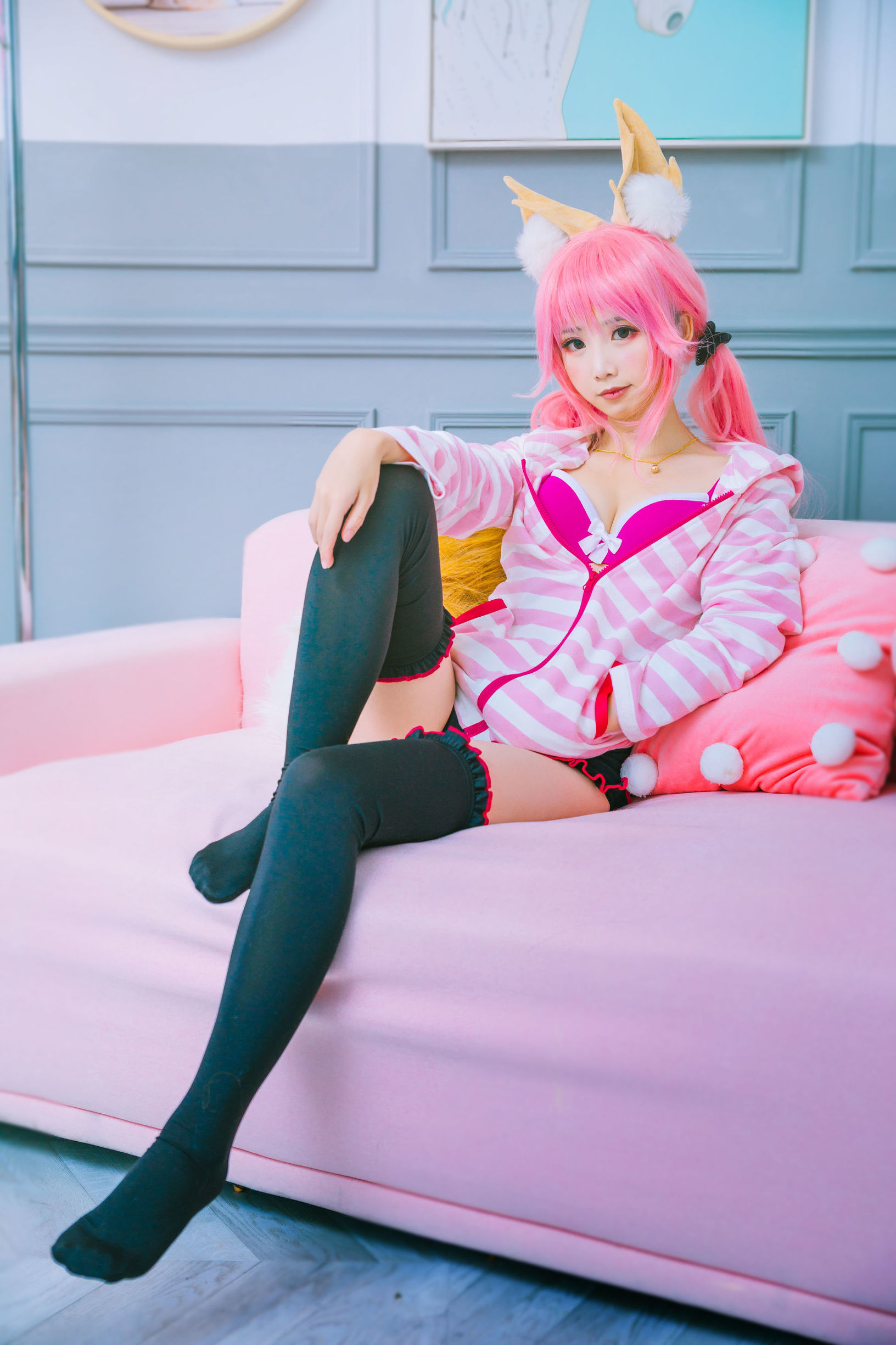  belle ta Cosplay] Mianbing Xianer - Tamamo-no-Mae Daily Life