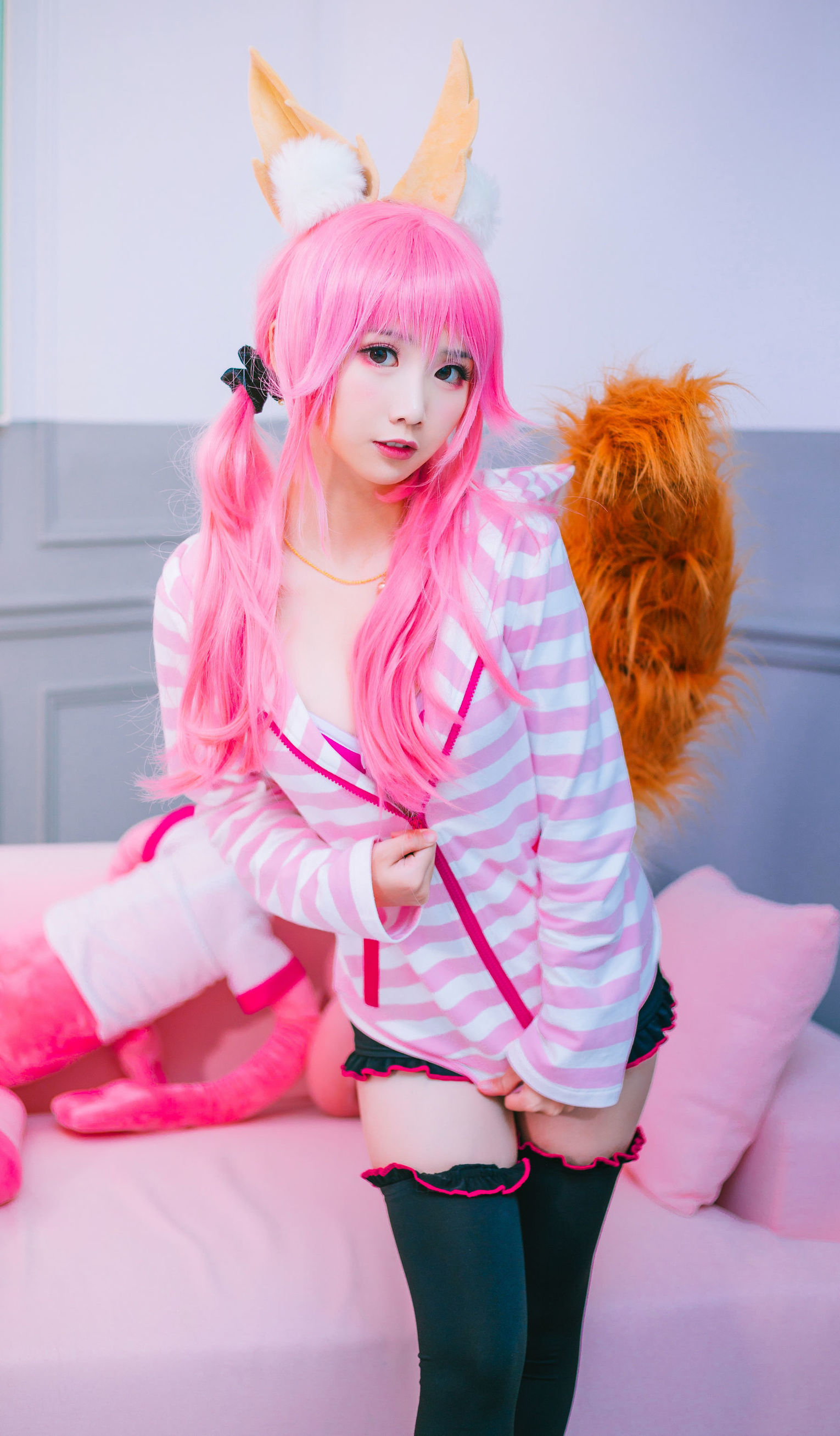  belle ta Cosplay] Mianbing Xianer - Tamamo-no-Mae Daily Life
