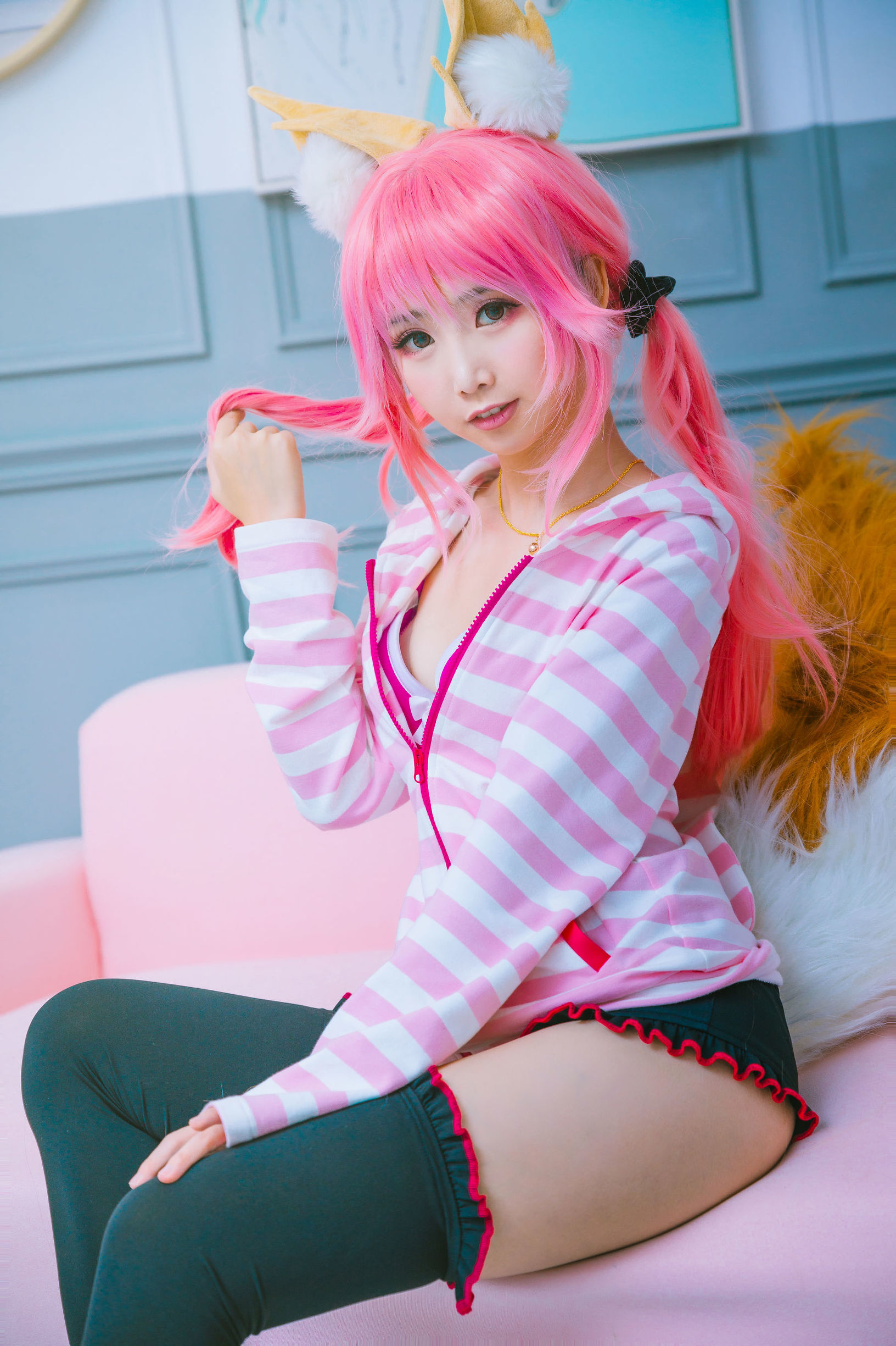  belle ta Cosplay] Mianbing Xianer - Tamamo-no-Mae Daily Life