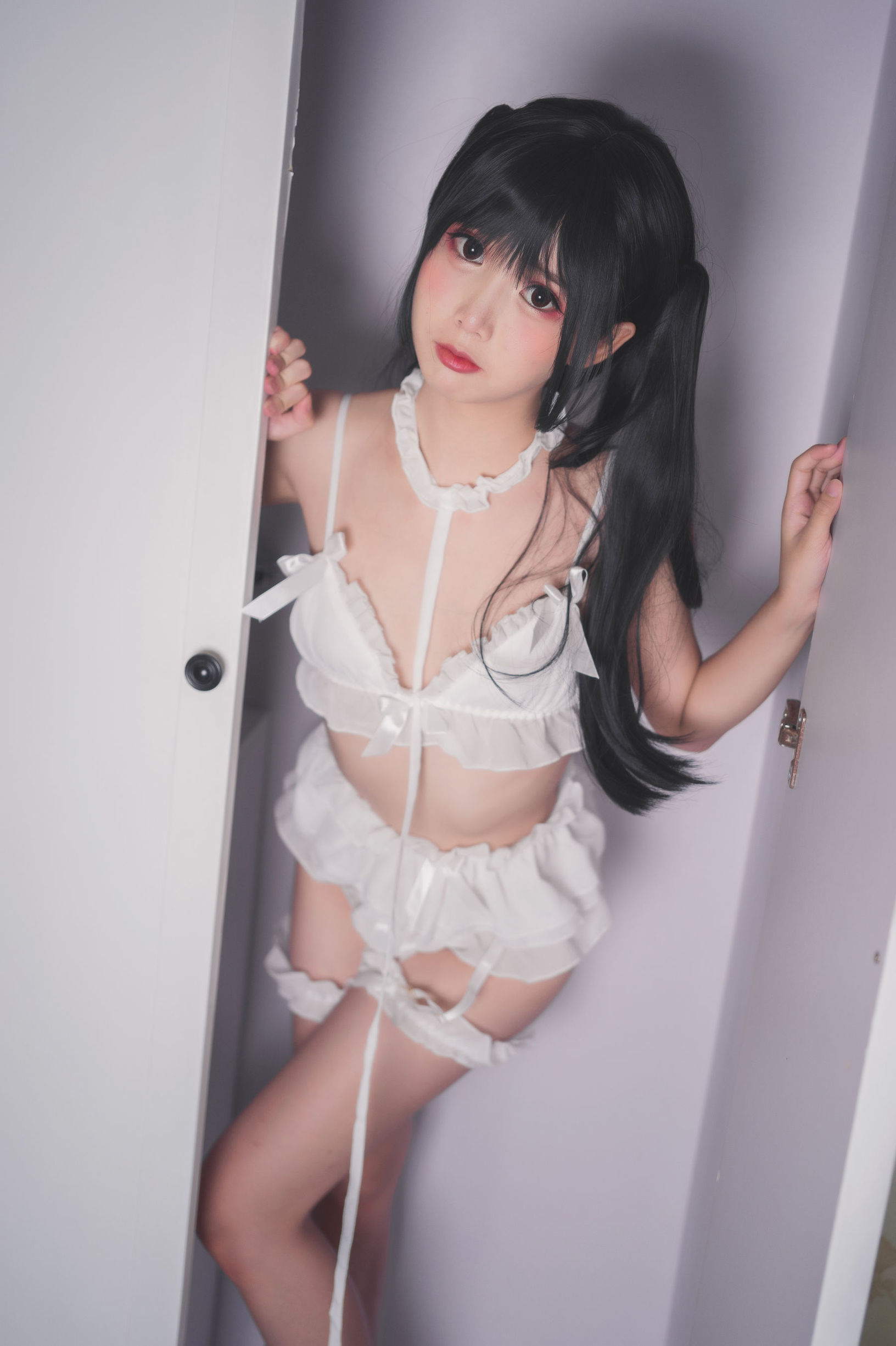 ロリCOS] メンピンセンア - 脳内少女 白い下着