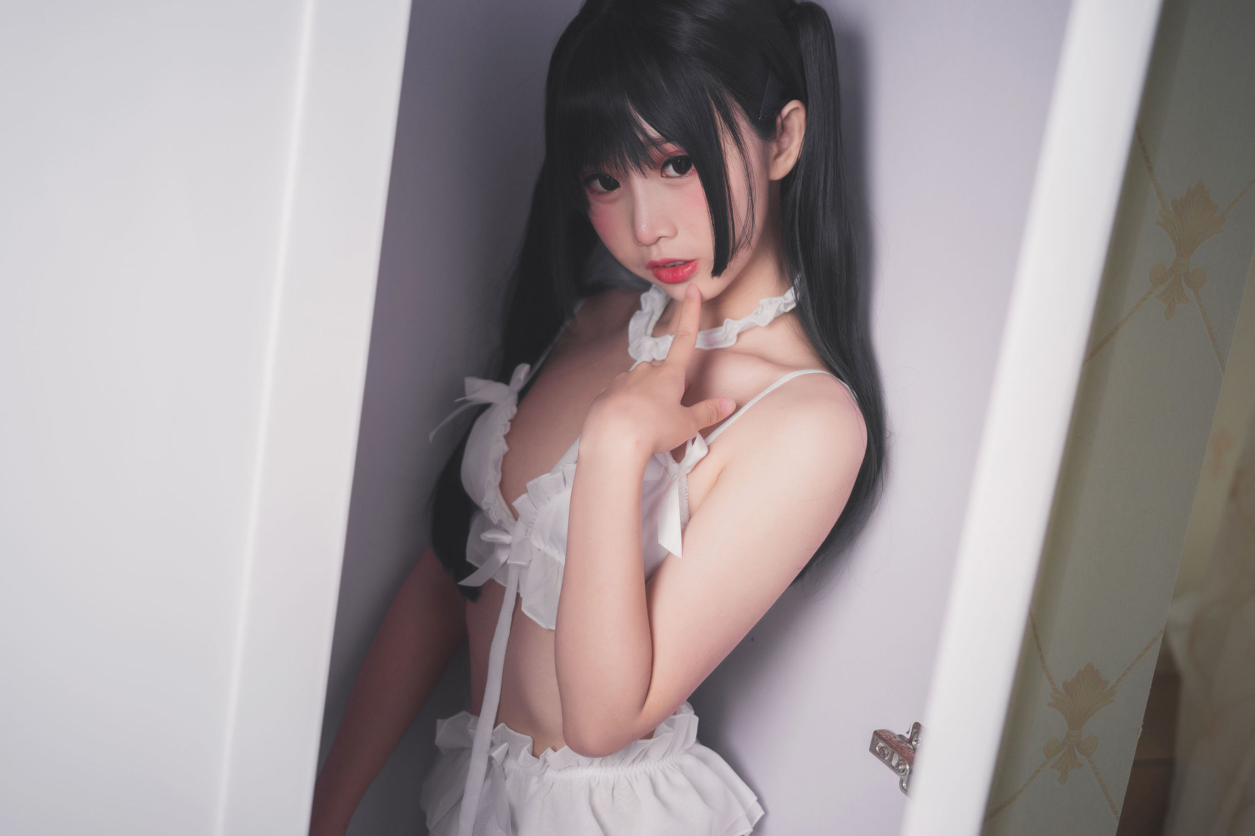 ロリCOS] メンピンセンア - 脳内少女 白い下着