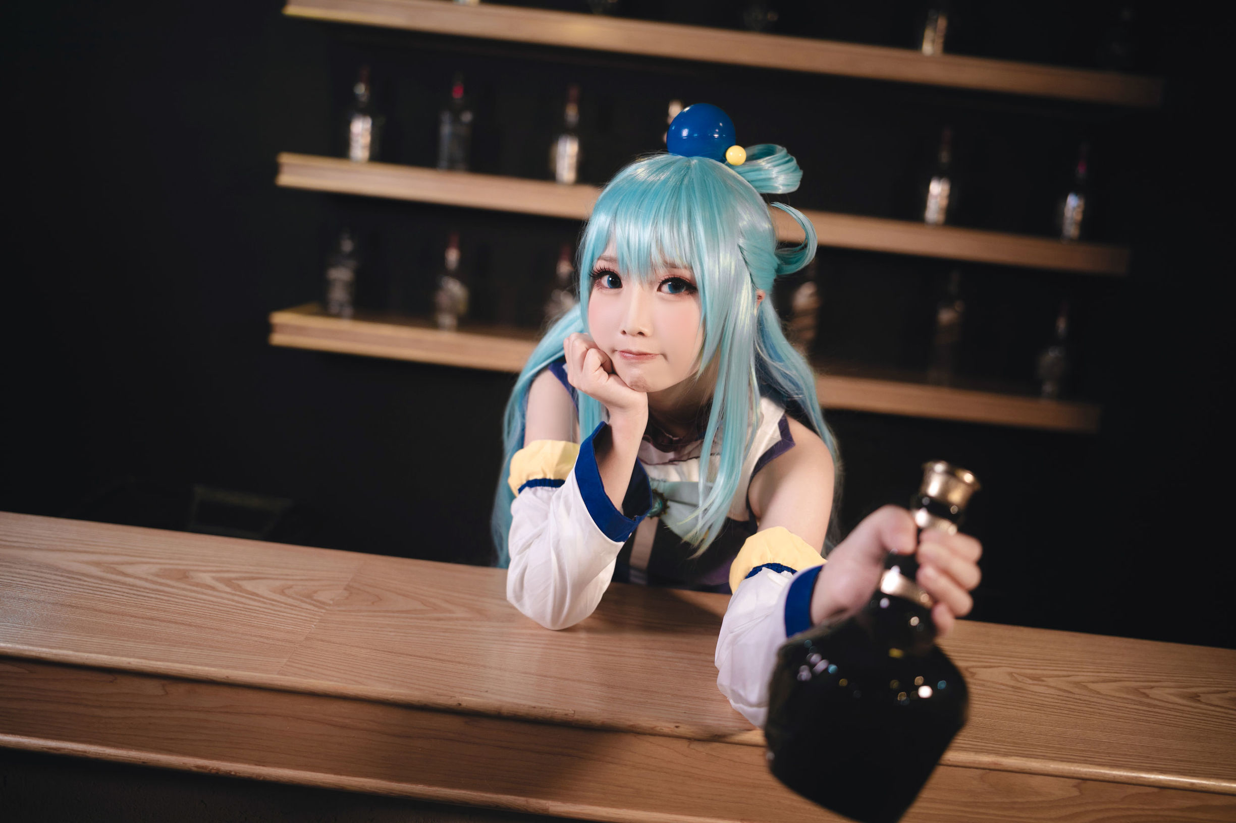 Cosplay  belle ] Mặt Bánh Tiên Nhi - Aqua