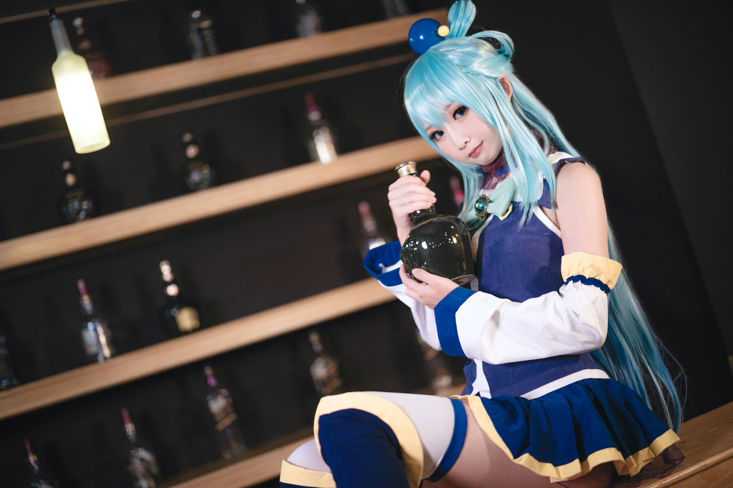 Cosplay  belle ] Mặt Bánh Tiên Nhi - Aqua