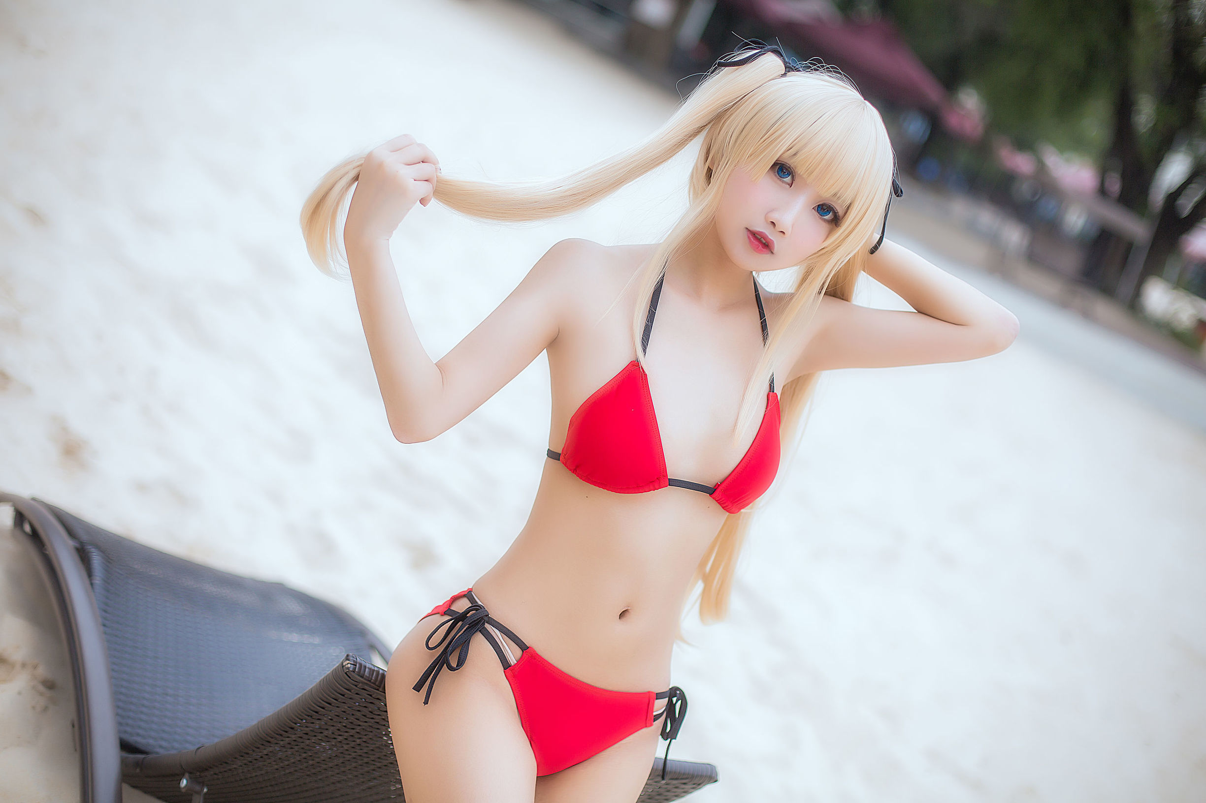 [萝莉COS] 鬼畜瑶 - 泳装魔女