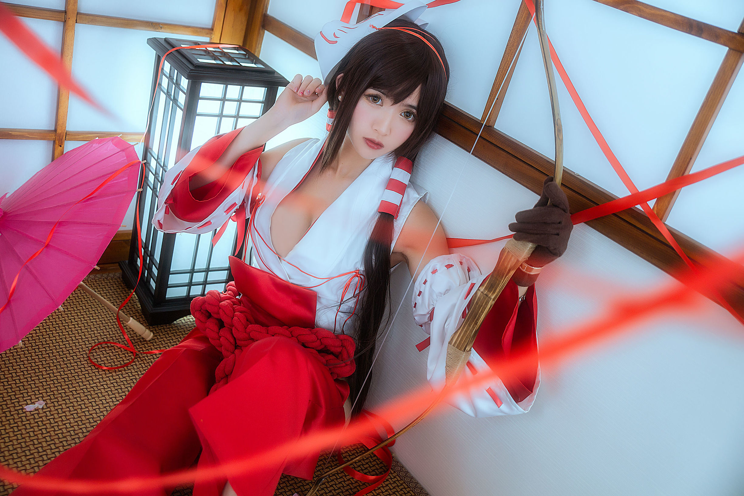  belle ta Cosplay] Eel Fei Er - Shrine Maiden