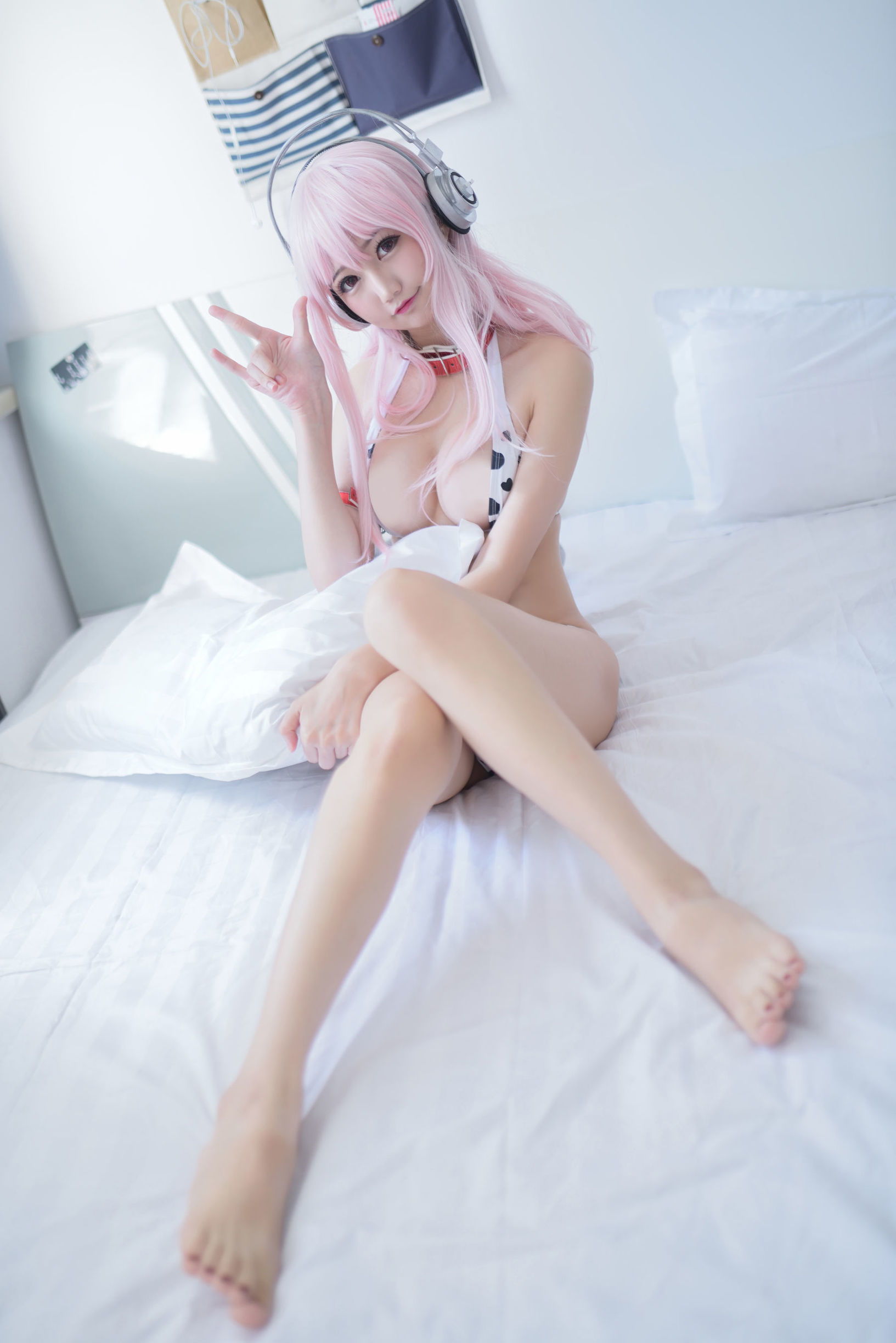 [萝莉COS] NAGISA魔物喵 Super Sonico 索尼子