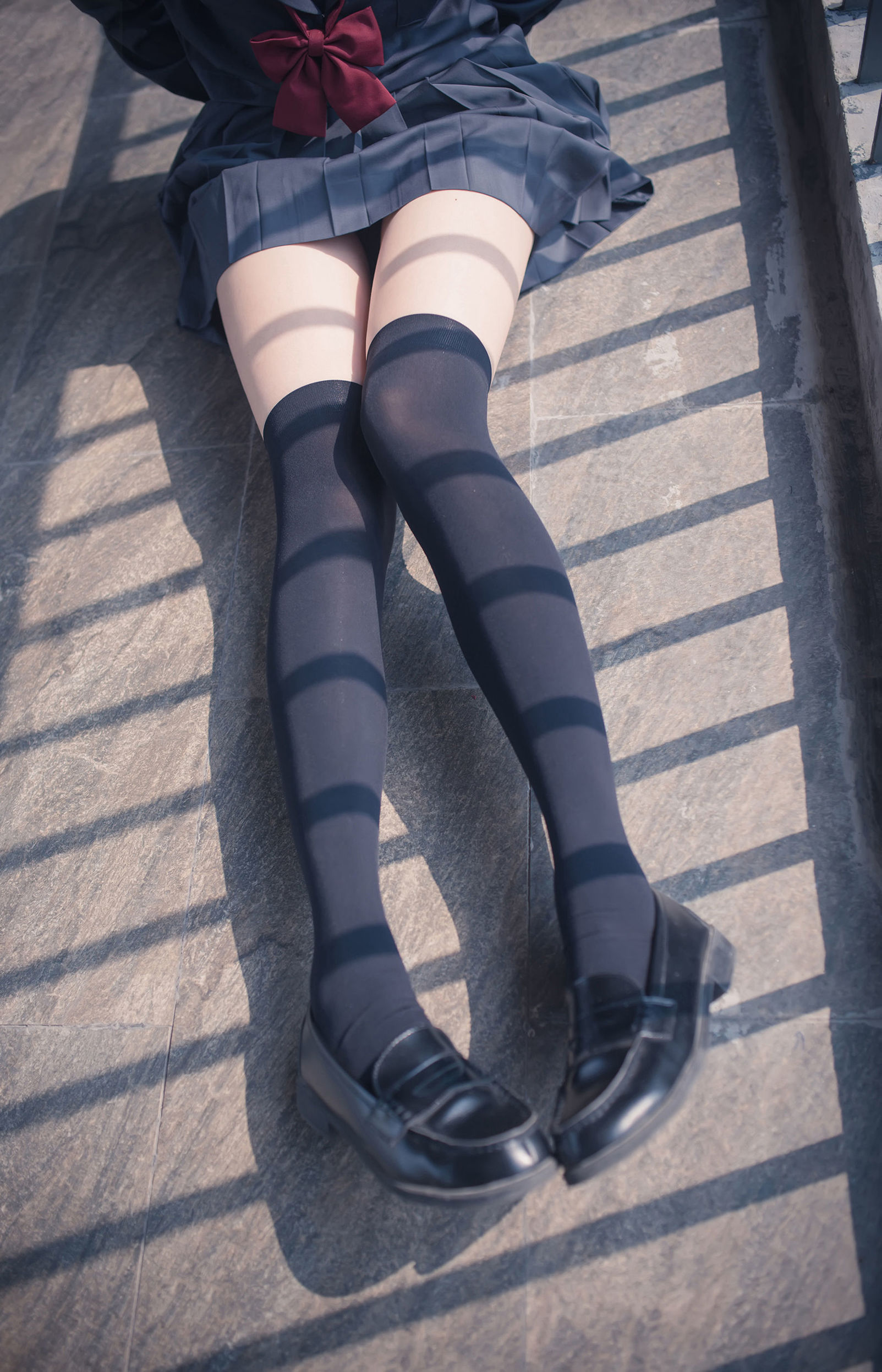 [风之领域] NO.120 超短情趣制服黑丝长腿2