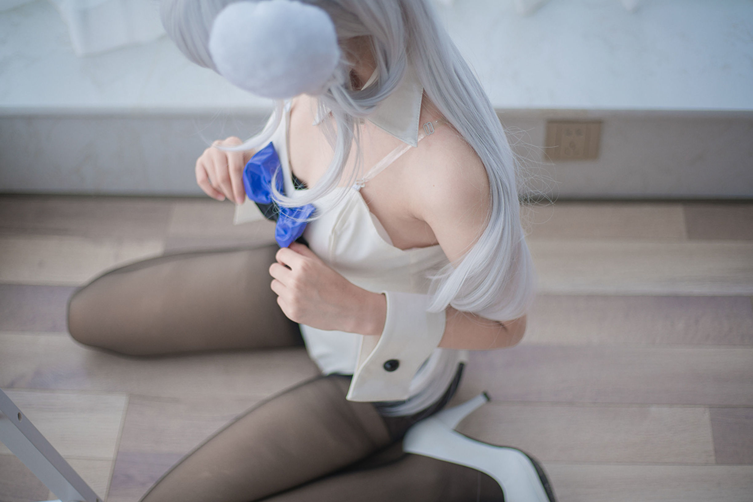 Domain of the Wind] No. 138 Black Silk Cosplay Cute Girl