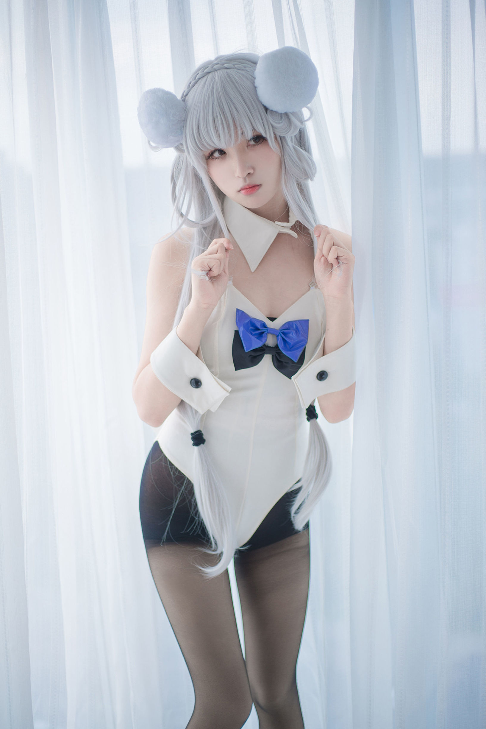 Domain of the Wind] No. 138 Black Silk Cosplay Cute Girl