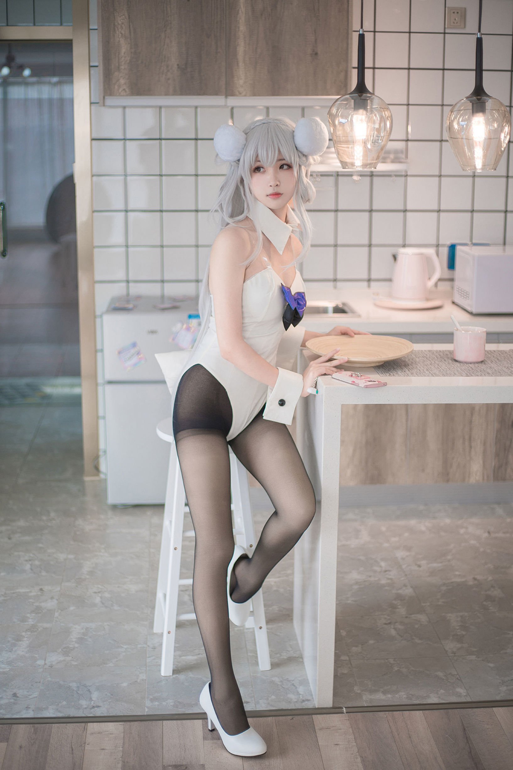 Domain of the Wind] No. 138 Black Silk Cosplay Cute Girl