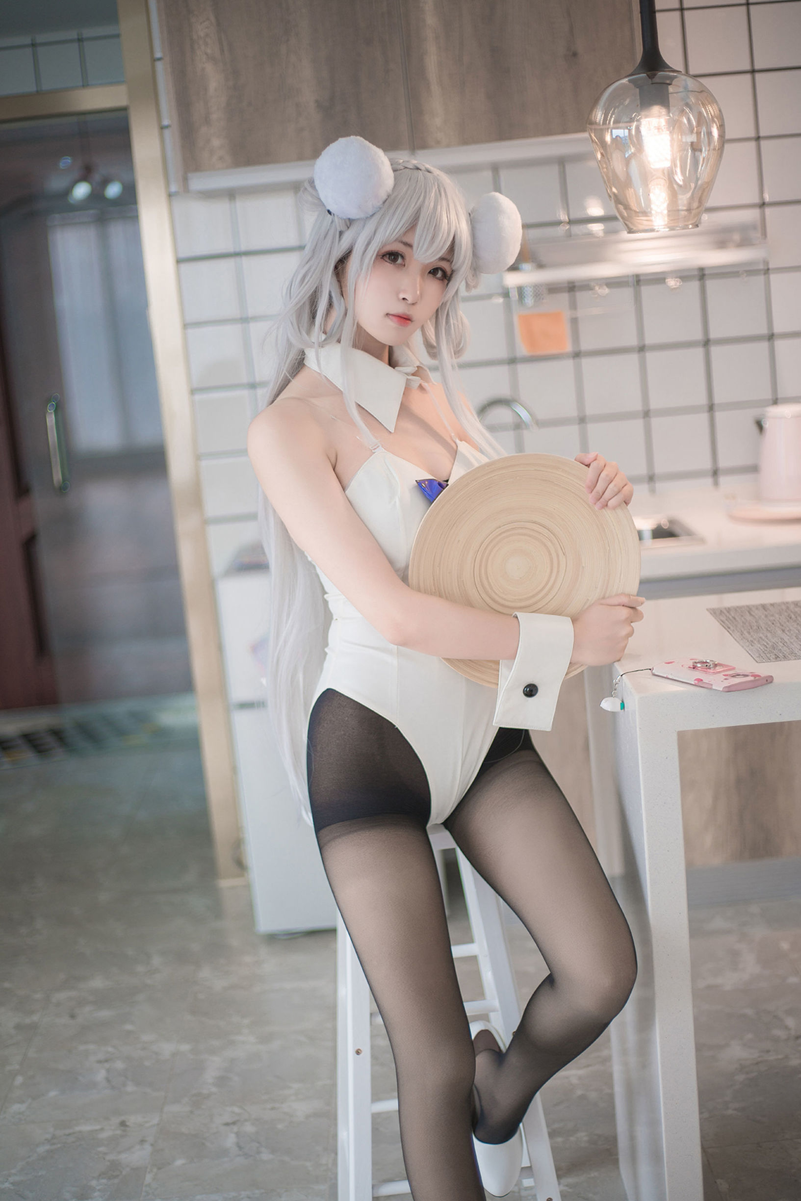 Domain of the Wind] No. 138 Black Silk Cosplay Cute Girl
