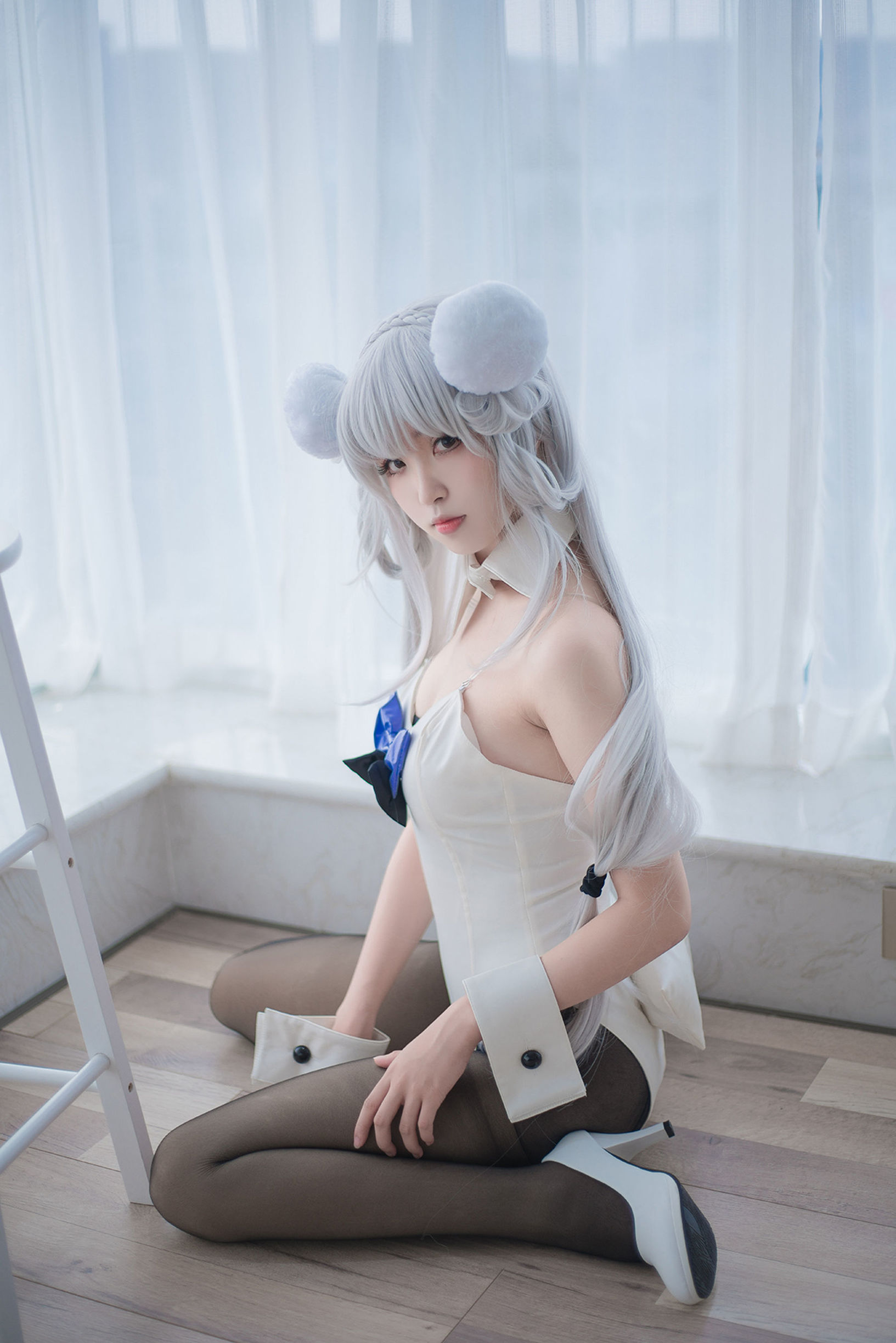 Domain of the Wind] No. 138 Black Silk Cosplay Cute Girl