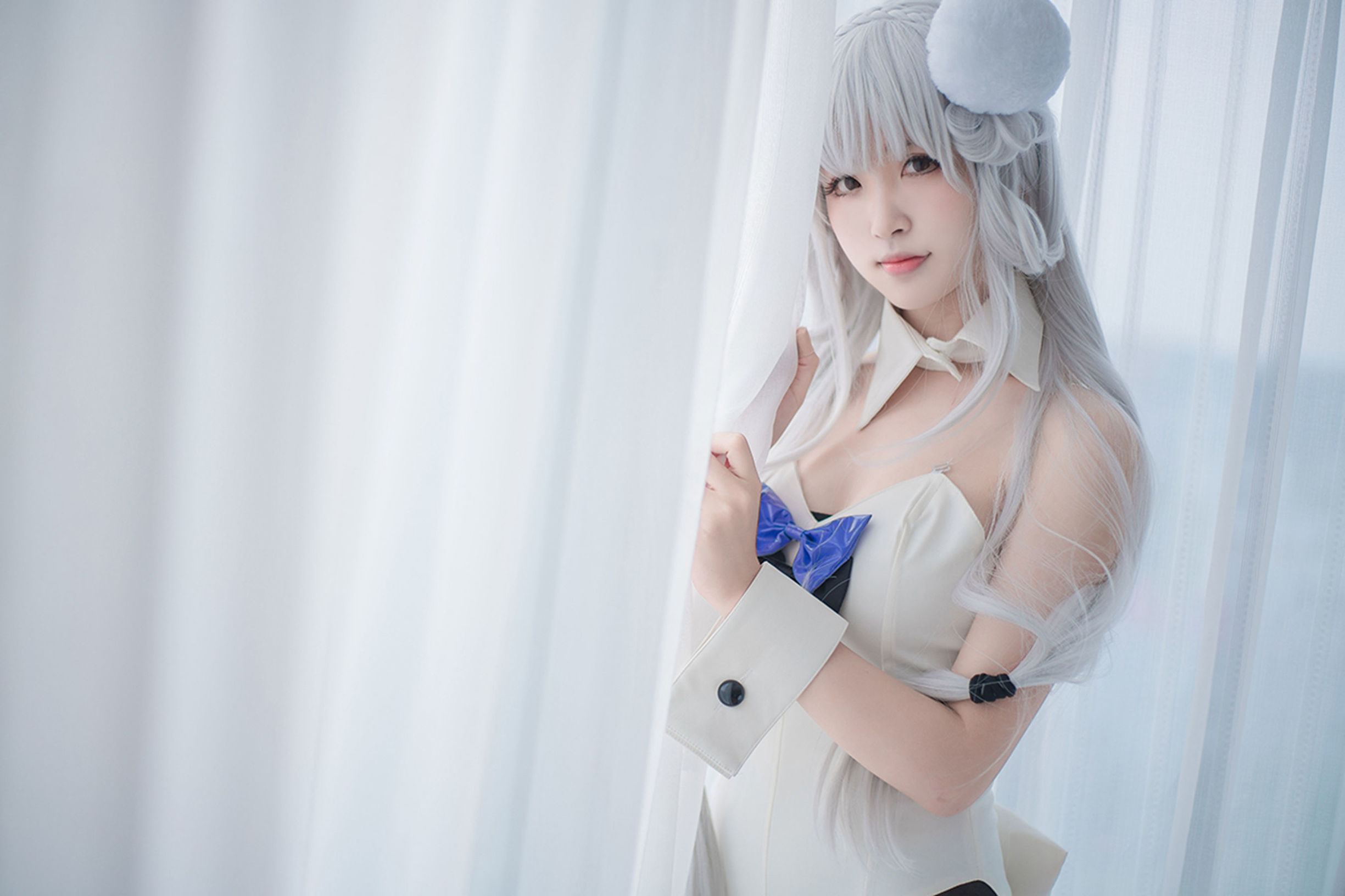 Domain of the Wind] No. 138 Black Silk Cosplay Cute Girl