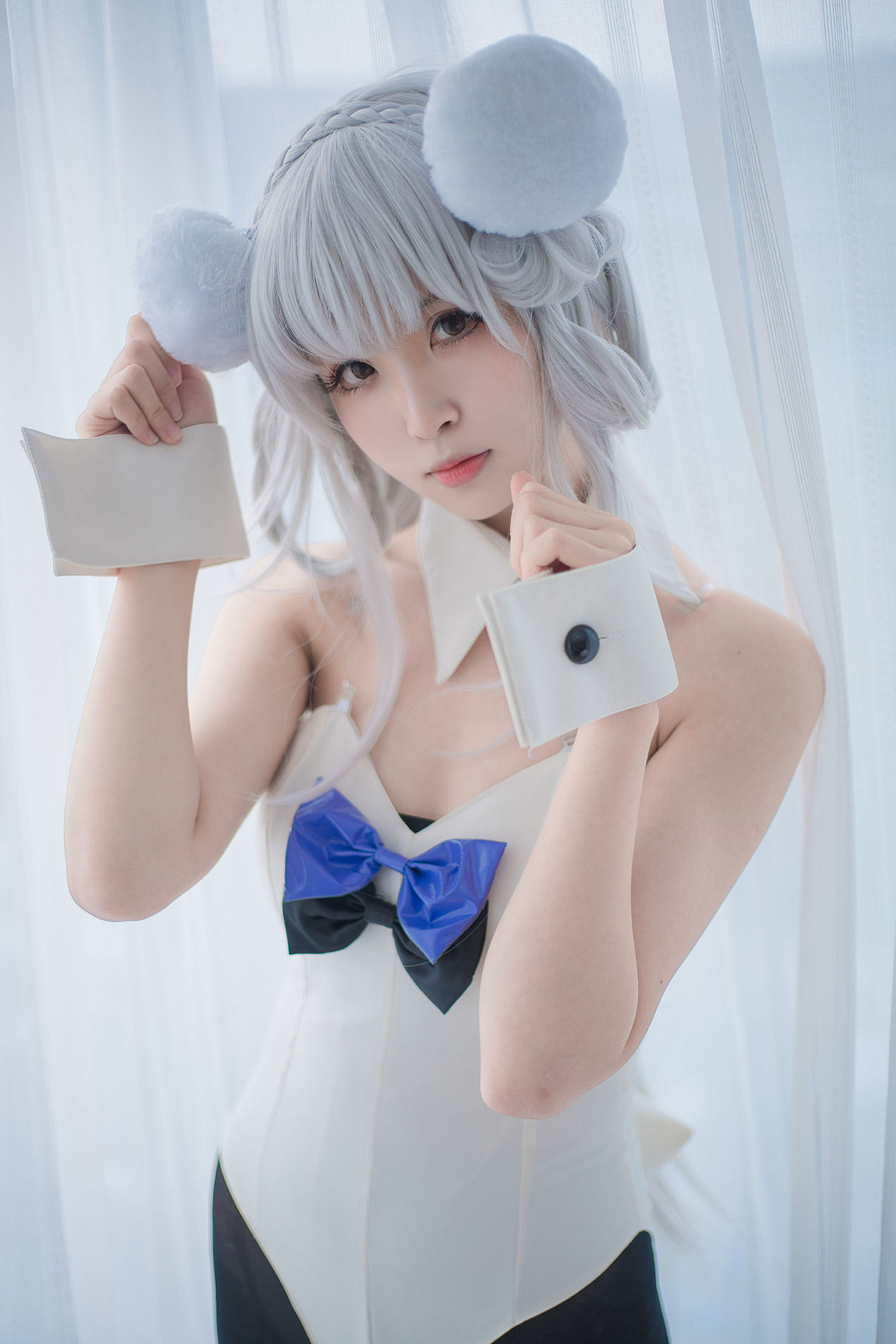 Domain of the Wind] No. 138 Black Silk Cosplay Cute Girl