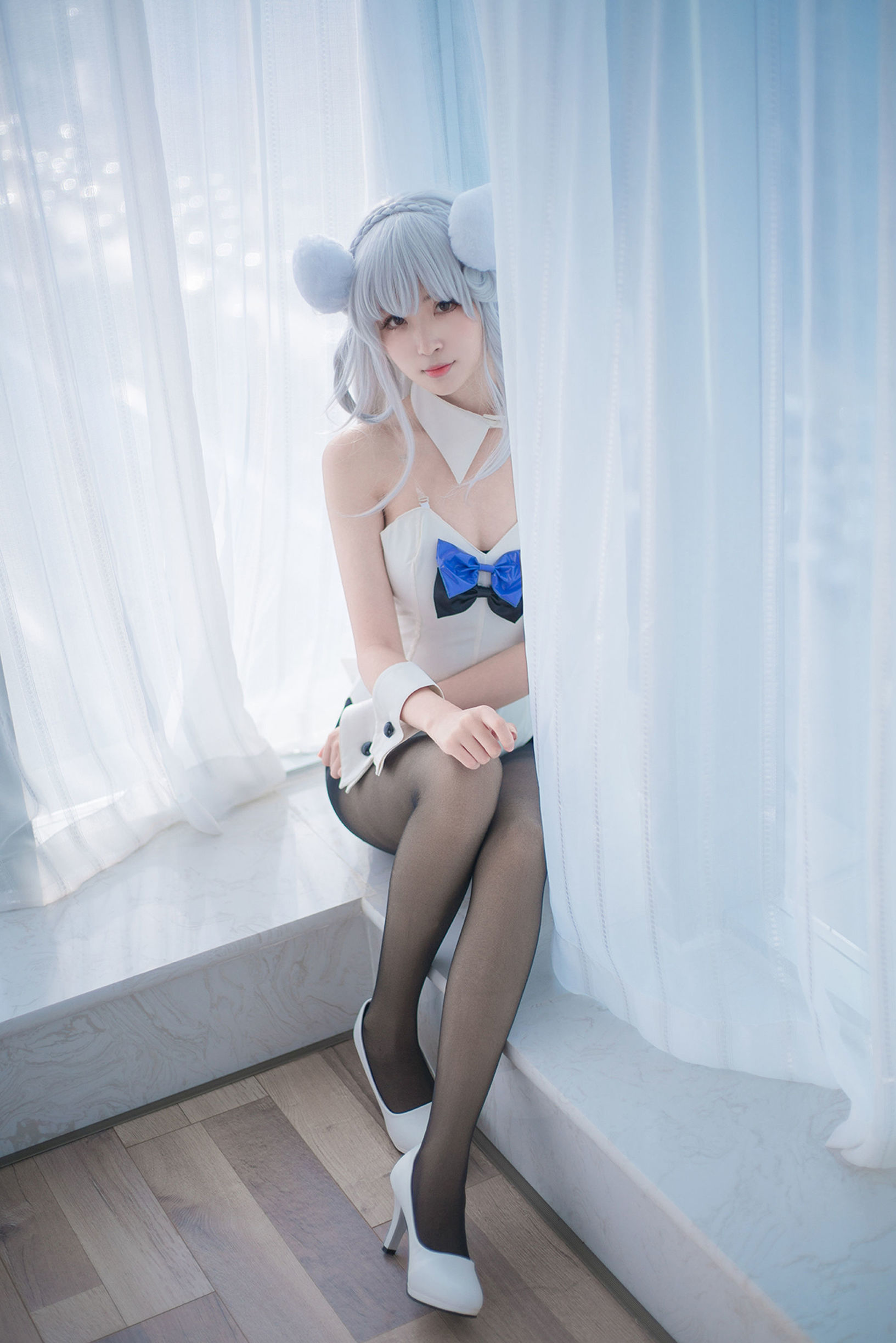 Domain of the Wind] No. 138 Black Silk Cosplay Cute Girl