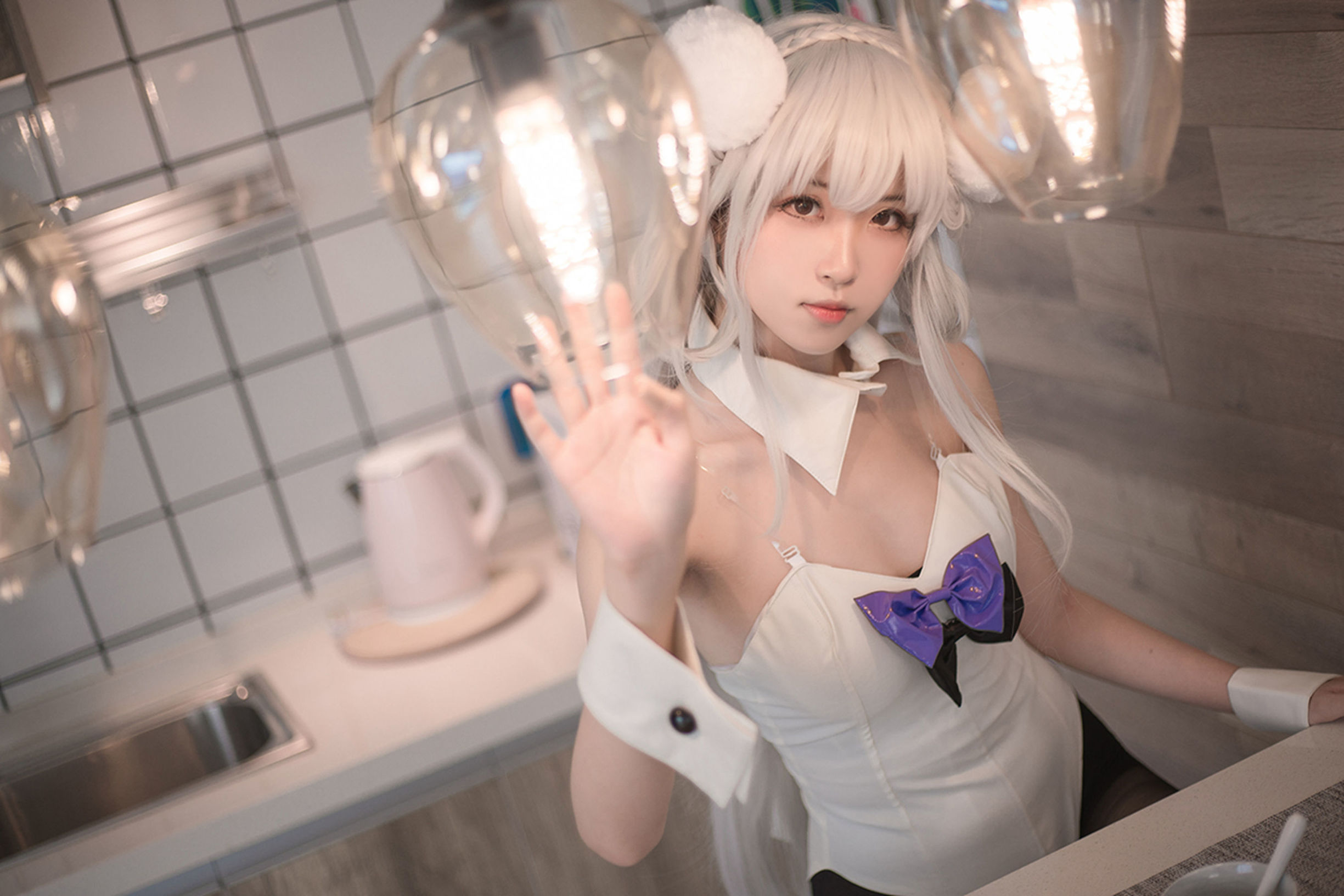 Domain of the Wind] No. 138 Black Silk Cosplay Cute Girl