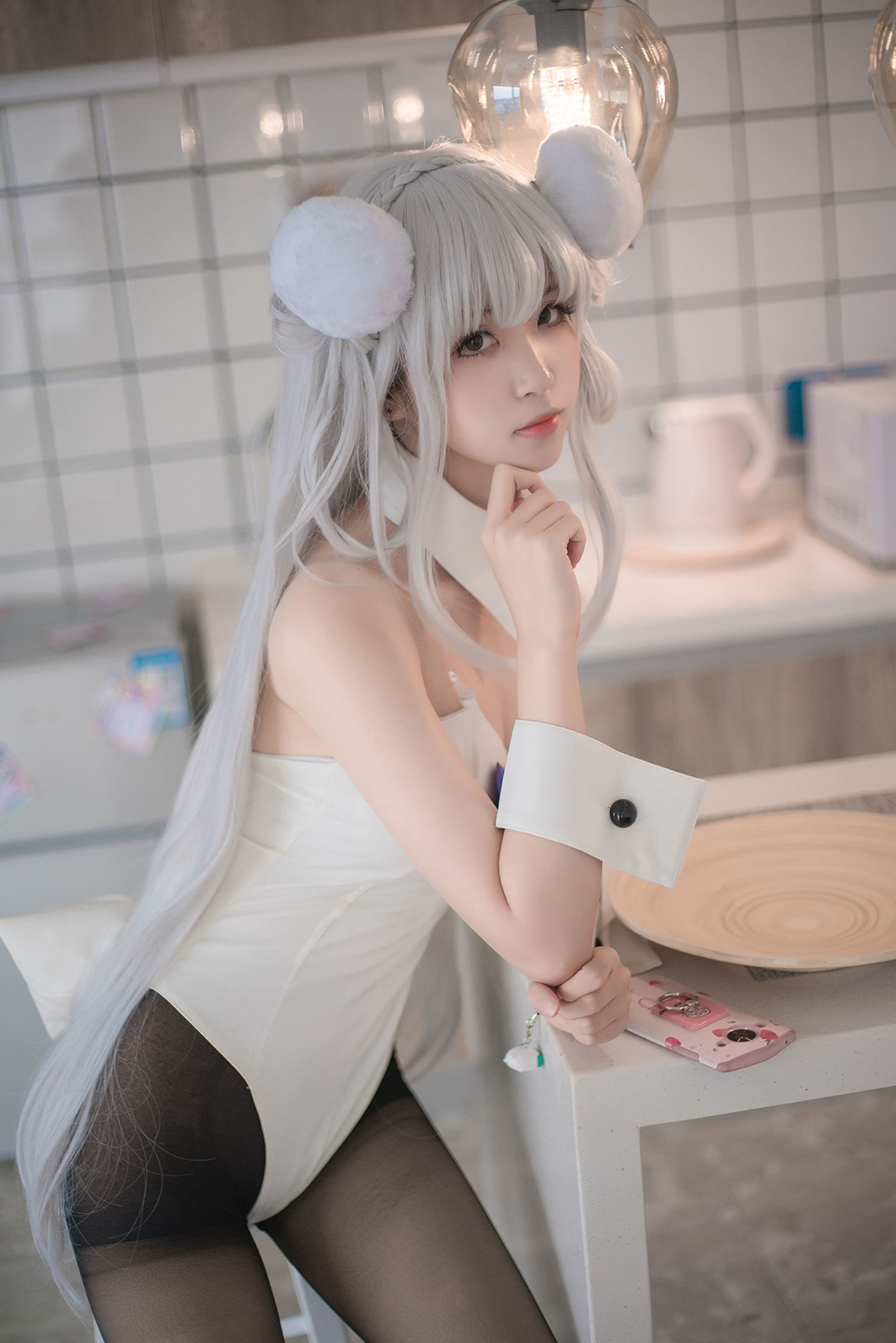 Domain of the Wind] No. 138 Black Silk Cosplay Cute Girl