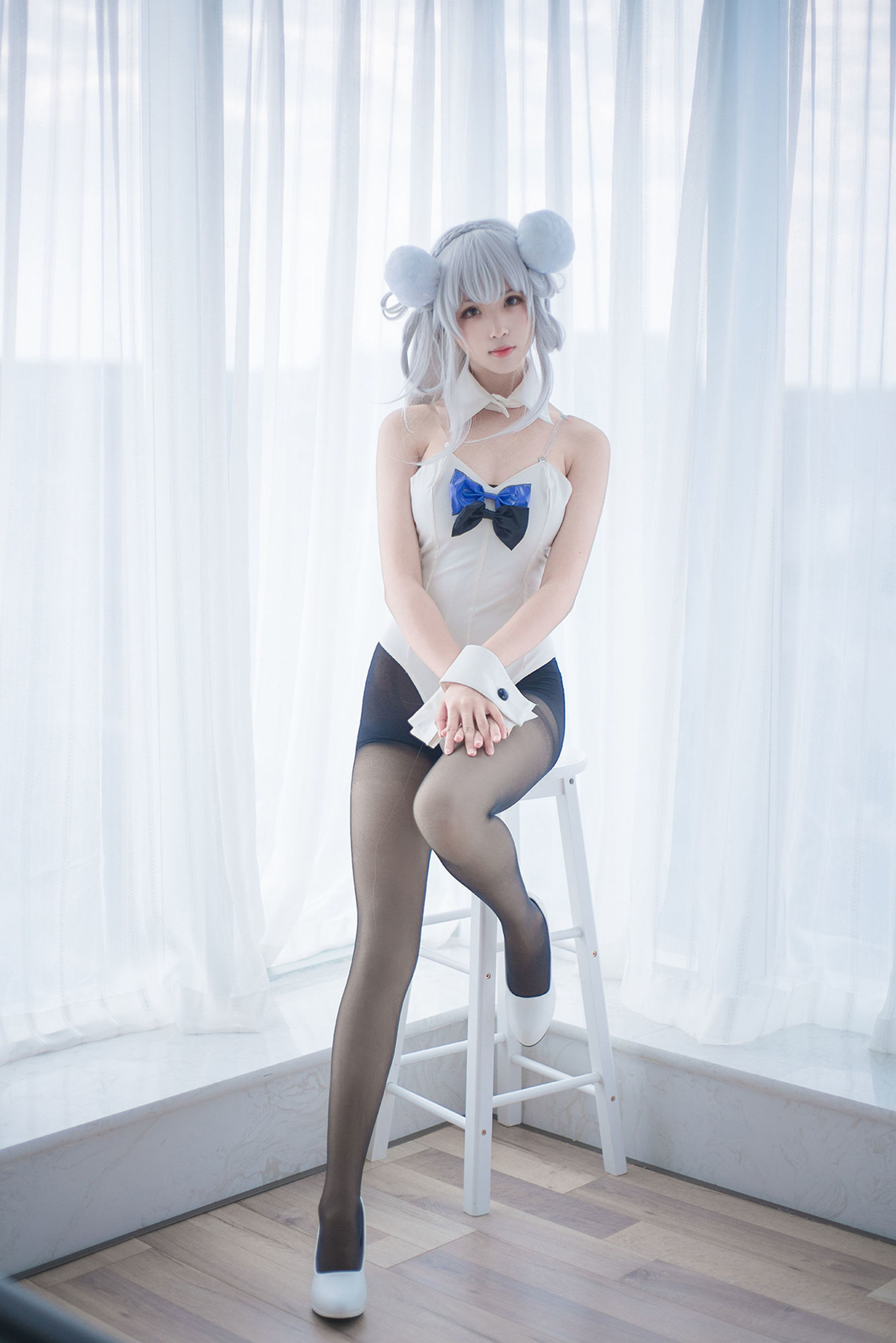 Domain of the Wind] No. 138 Black Silk Cosplay Cute Girl