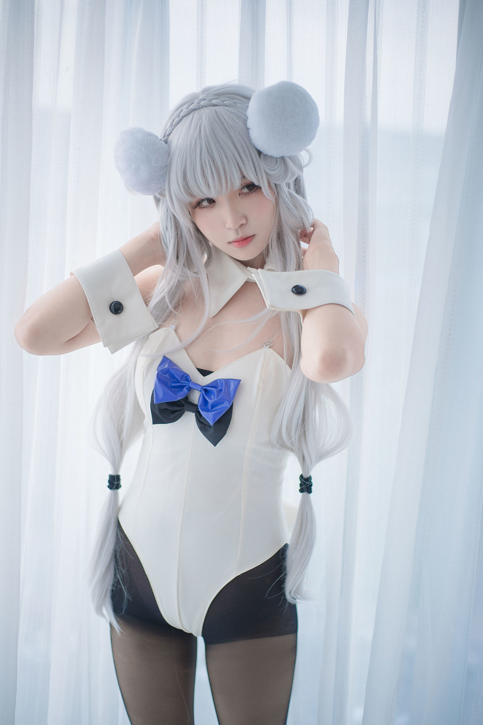 Domain of the Wind] No. 138 Black Silk Cosplay Cute Girl